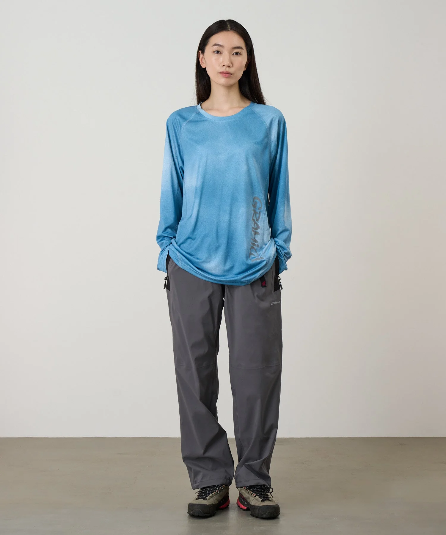 Gramicci 1st Layer Long Sleeve Top (Blue) - Image 3