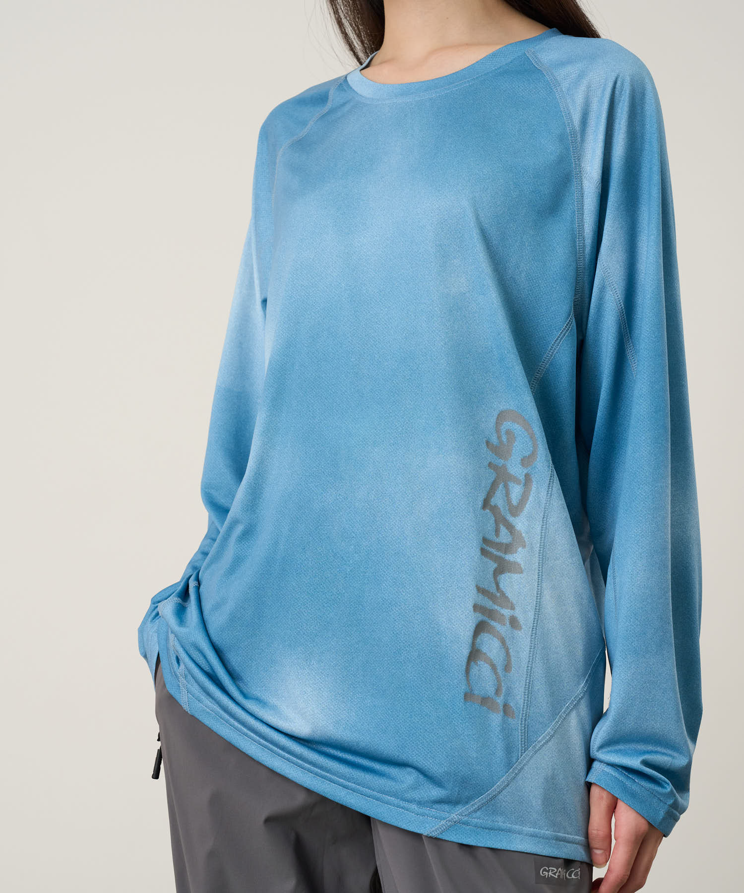 Gramicci 1st Layer Long Sleeve Top (Blue) - Image 6