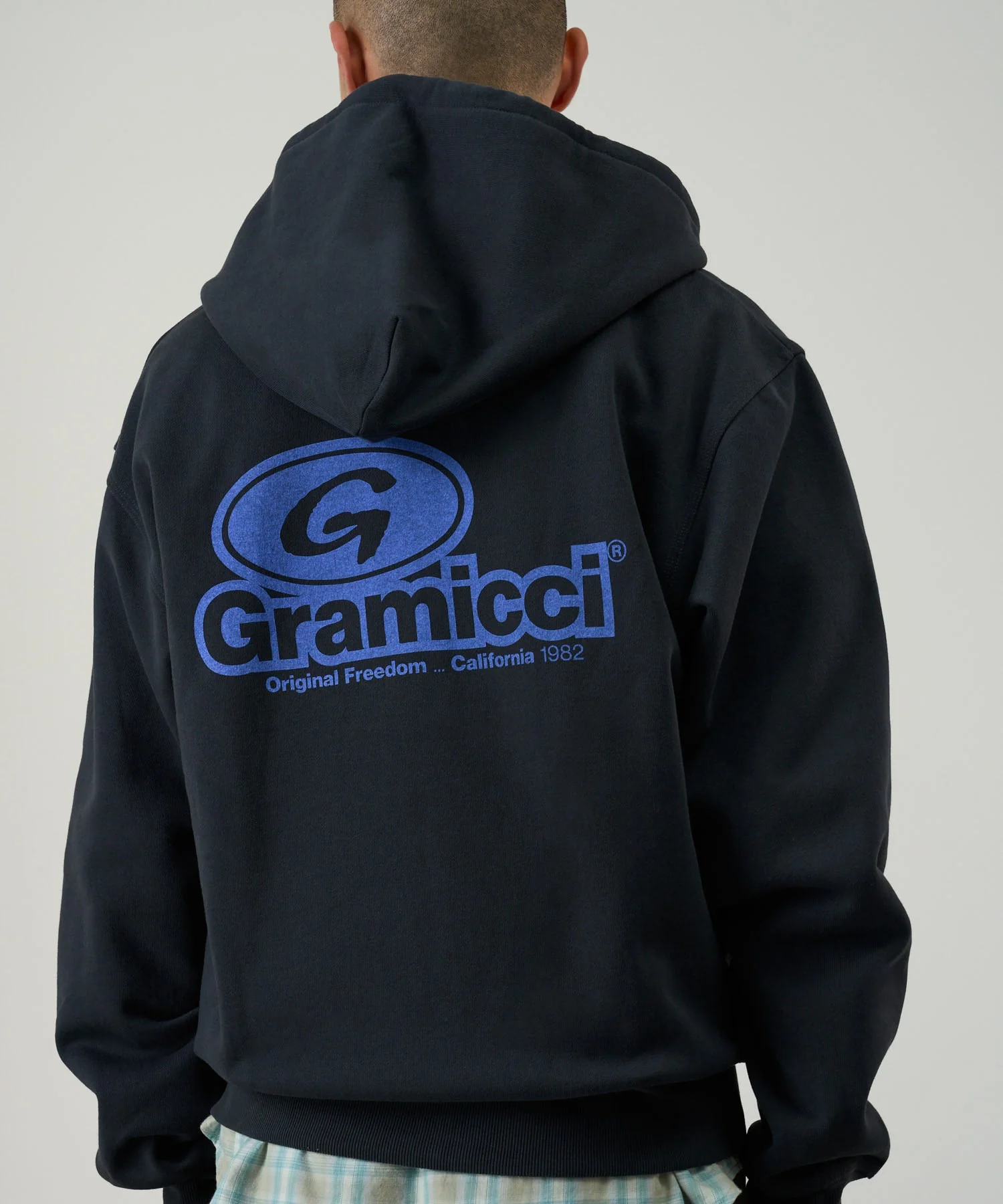 Gramicci 82 Zip Hooded Sweatshirt (Vintage Black) - Image 3