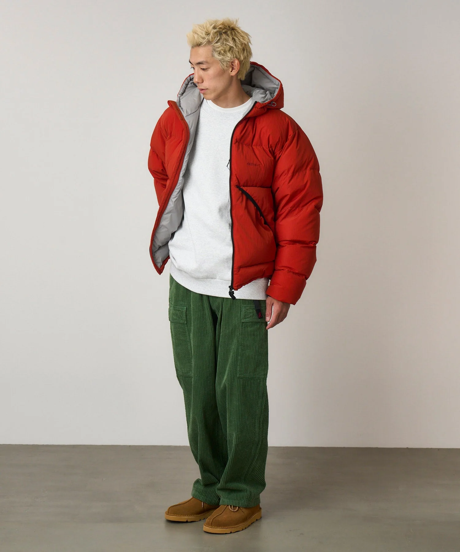 Gramicci Brockton Big Corduroy Pants (Pine Green) - Image 4