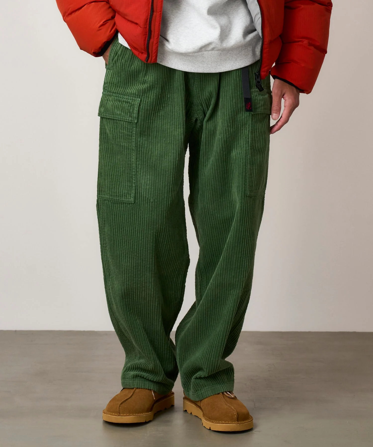 Gramicci Brockton Big Corduroy Pants (Pine Green) - Image 6