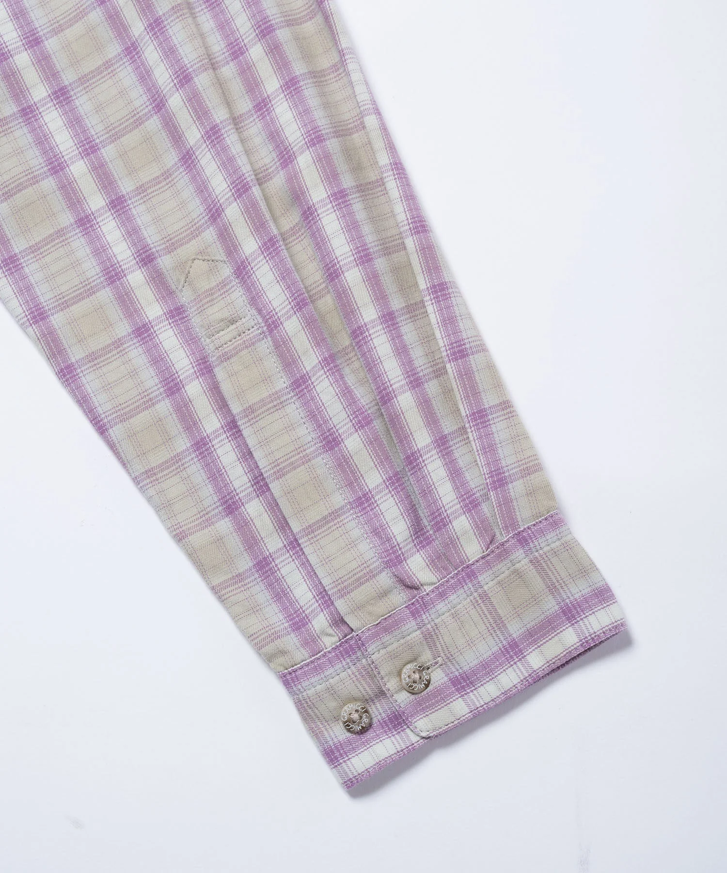 Gramicci Checkered Ombre Shirt (Purple) - Image 7