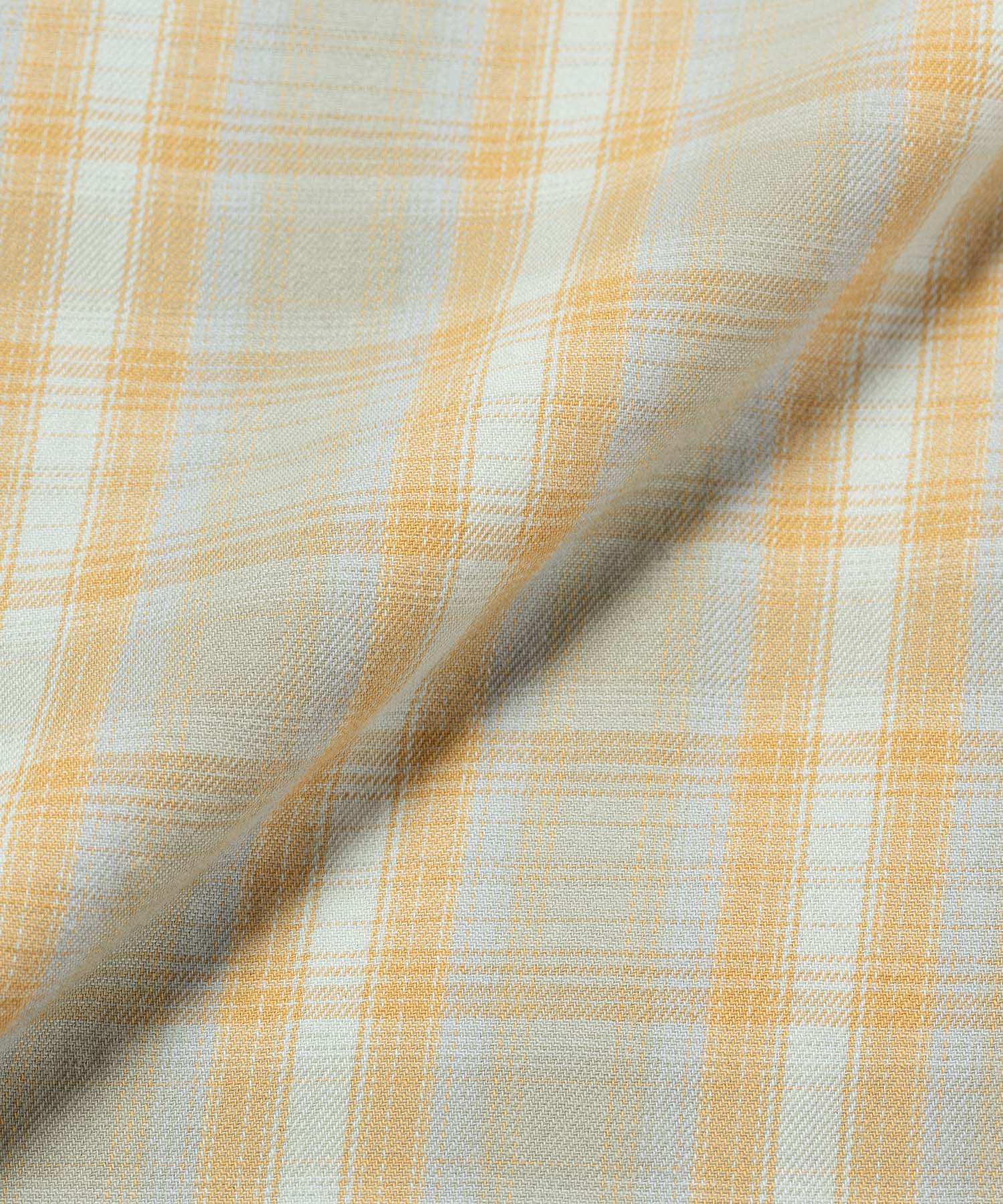 Gramicci Checkered Ombre Short Sleeve Shirt (Mustard) - Image 8