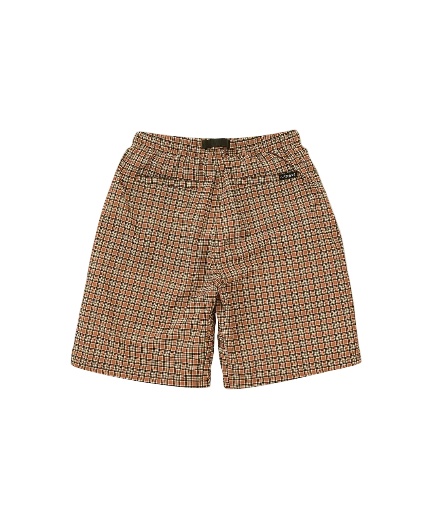 Gramicci Checkered Shell Shorts (Brick Check) - Image 2