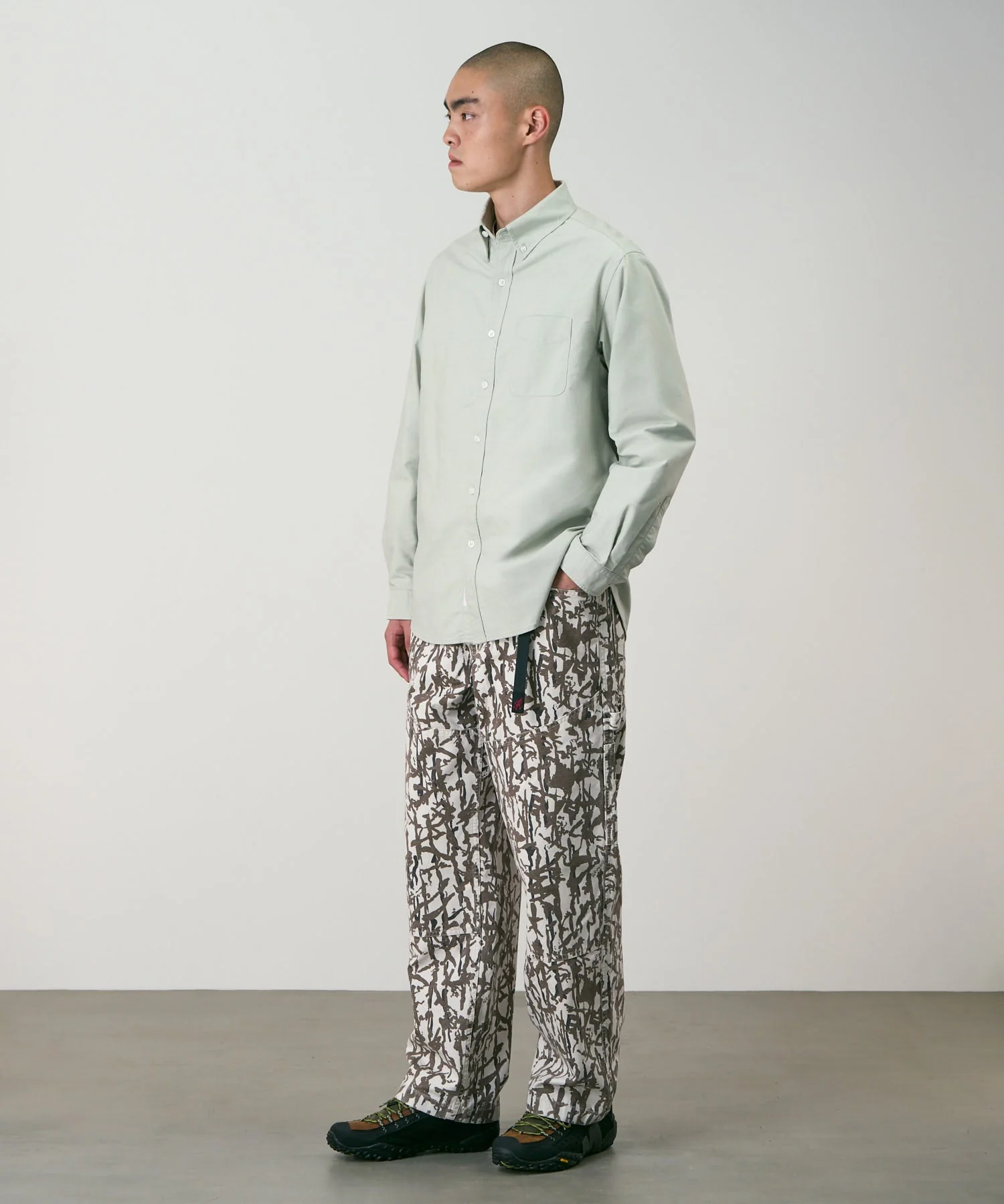 Gramicci Classic Oxford Coolmax Shirt (Lime Green) - Image 3