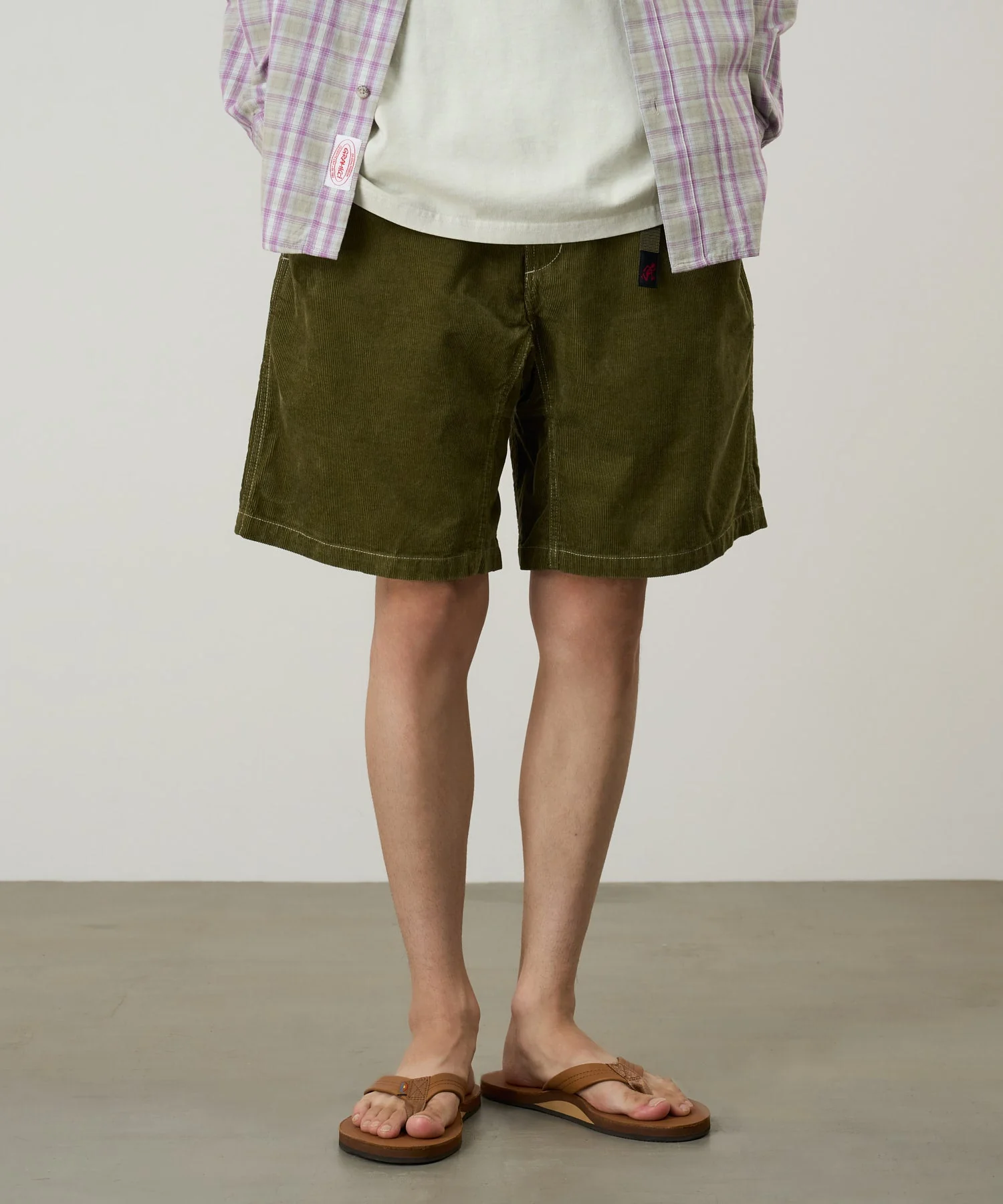Gramicci Corduroy G-Shorts (Olive) - Image 3