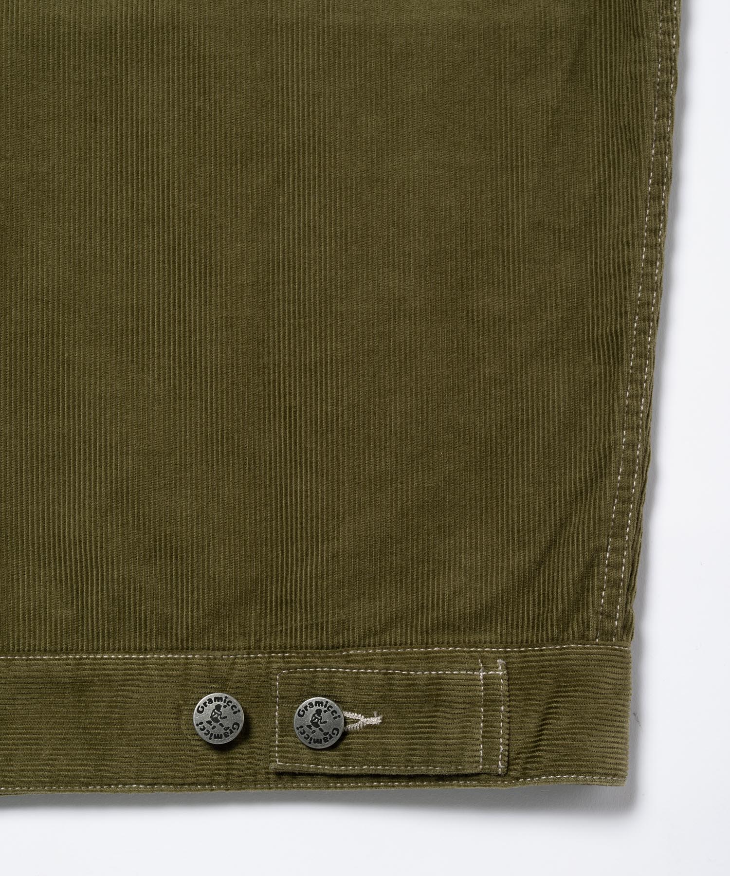 Gramicci Corduroy Trucker Jacket (Olive) - Image 10