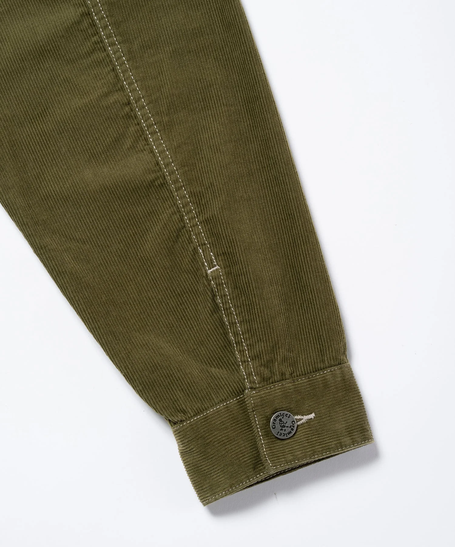 Gramicci Corduroy Trucker Jacket (Olive) - Image 9