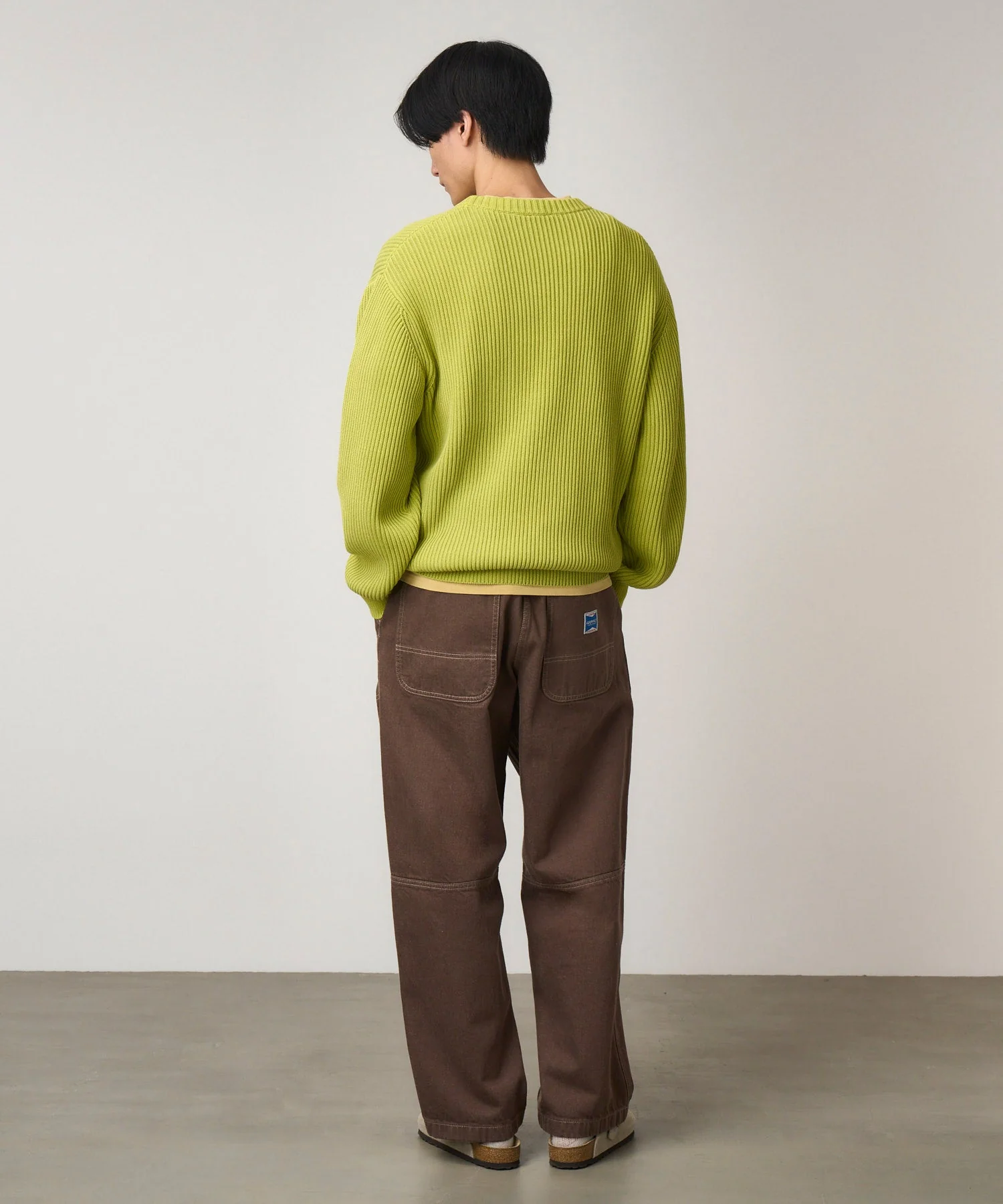 Gramicci Cotton Knit Sweater (Mist Green) - Image 5