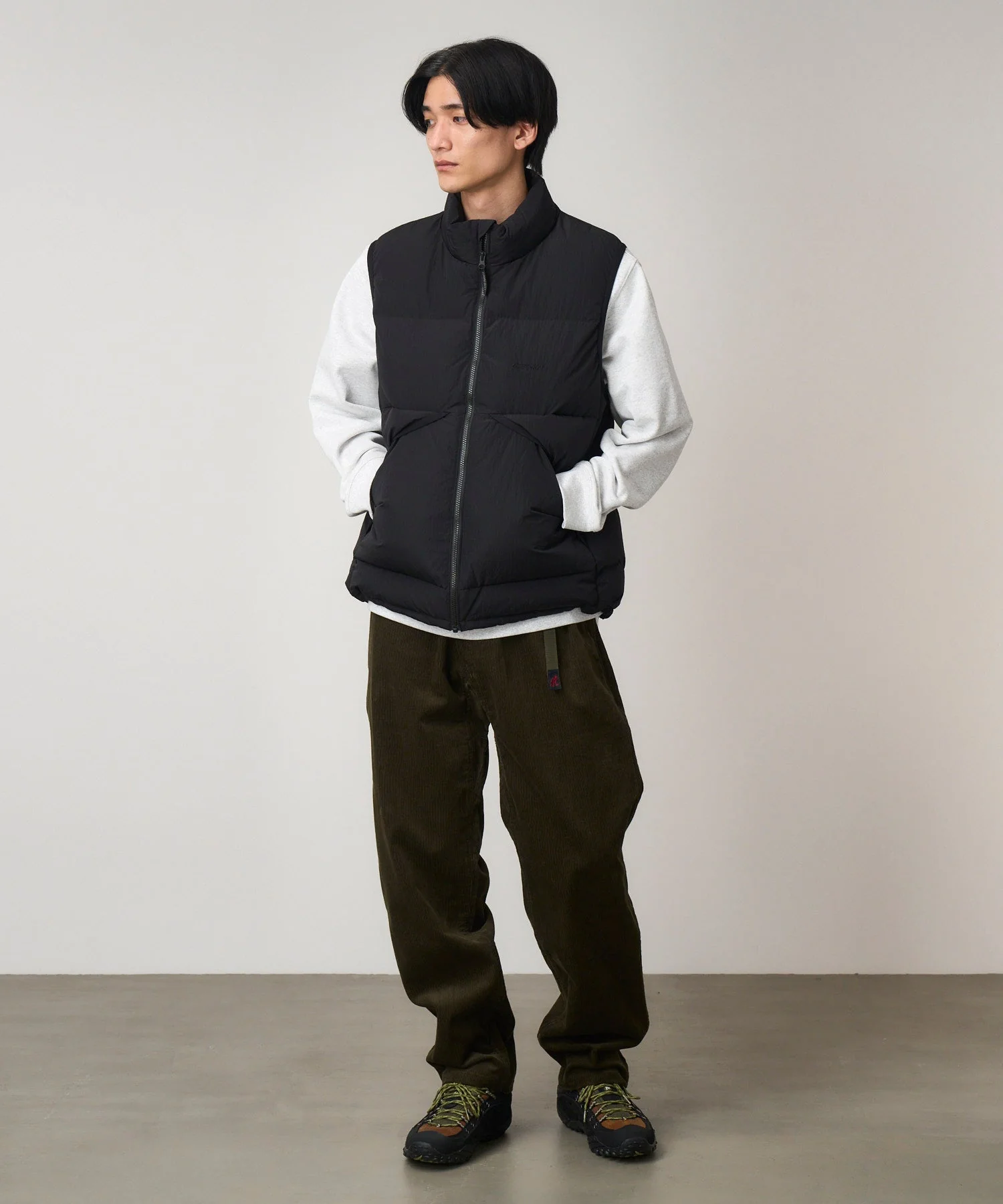 Gramicci Down Fill Puffer Vest (Black) - Image 3