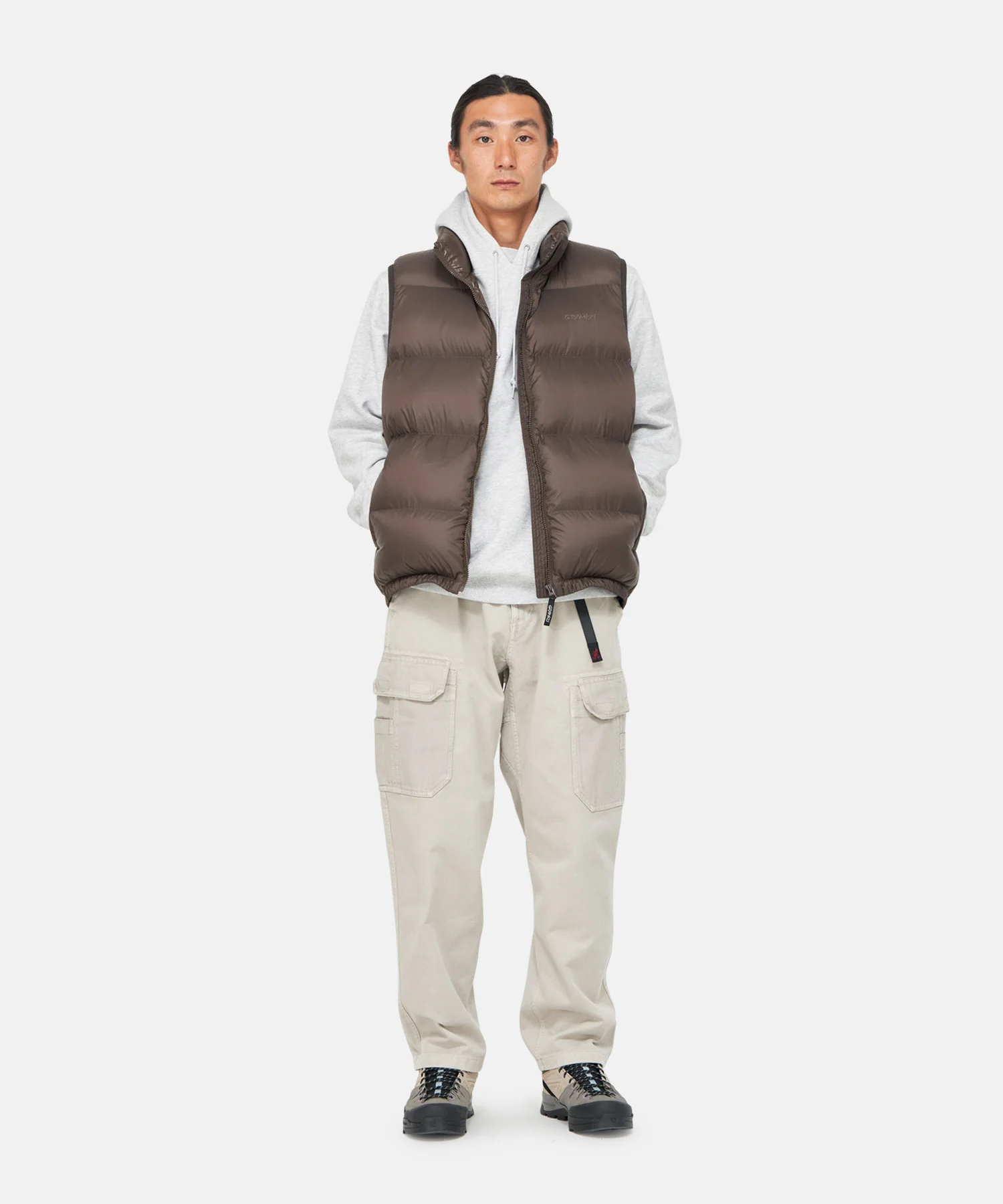 Gramicci Down Puffer Vest (Dark Brown) - Image 3