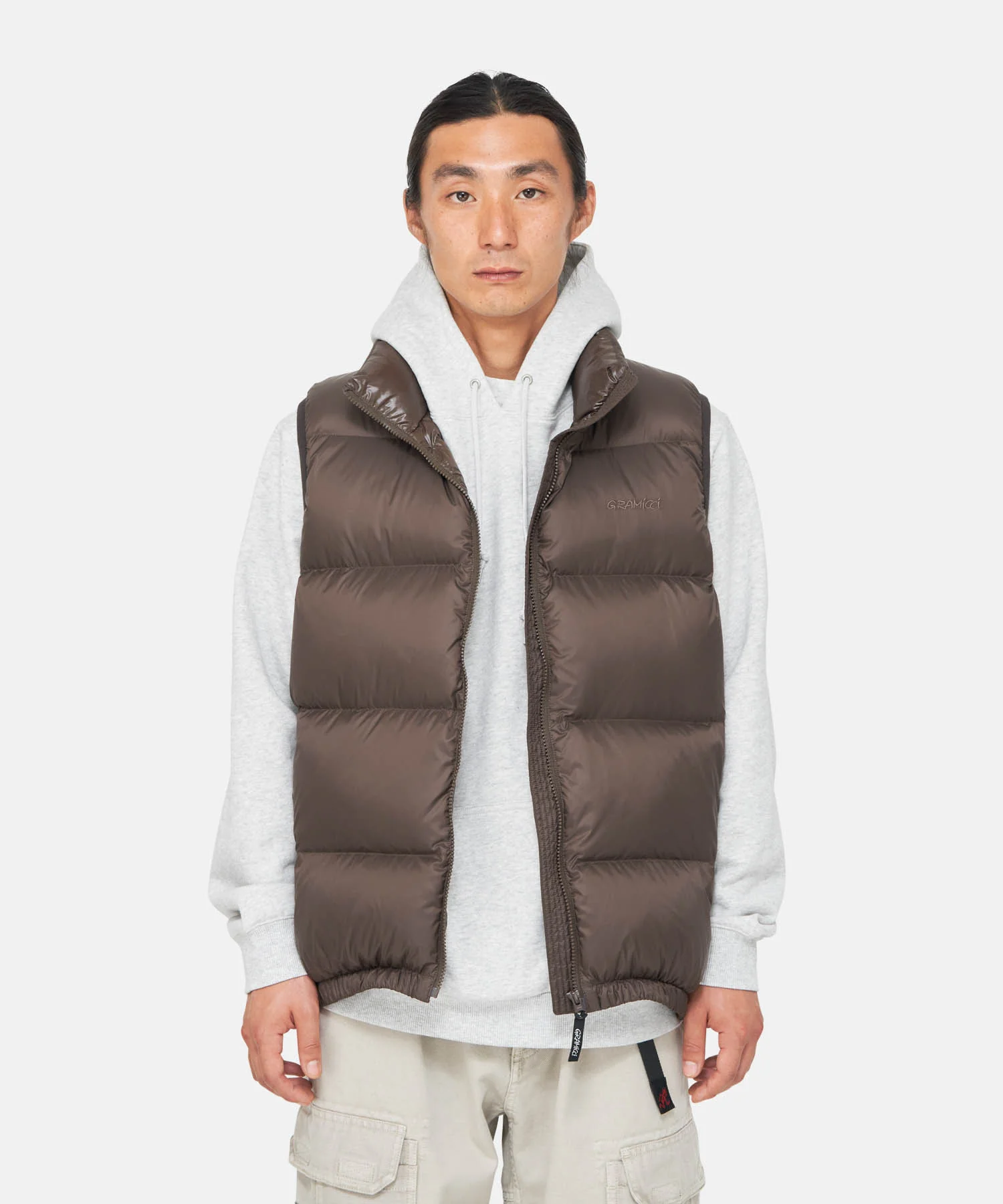 Gramicci Down Puffer Vest (Dark Brown) - Image 6