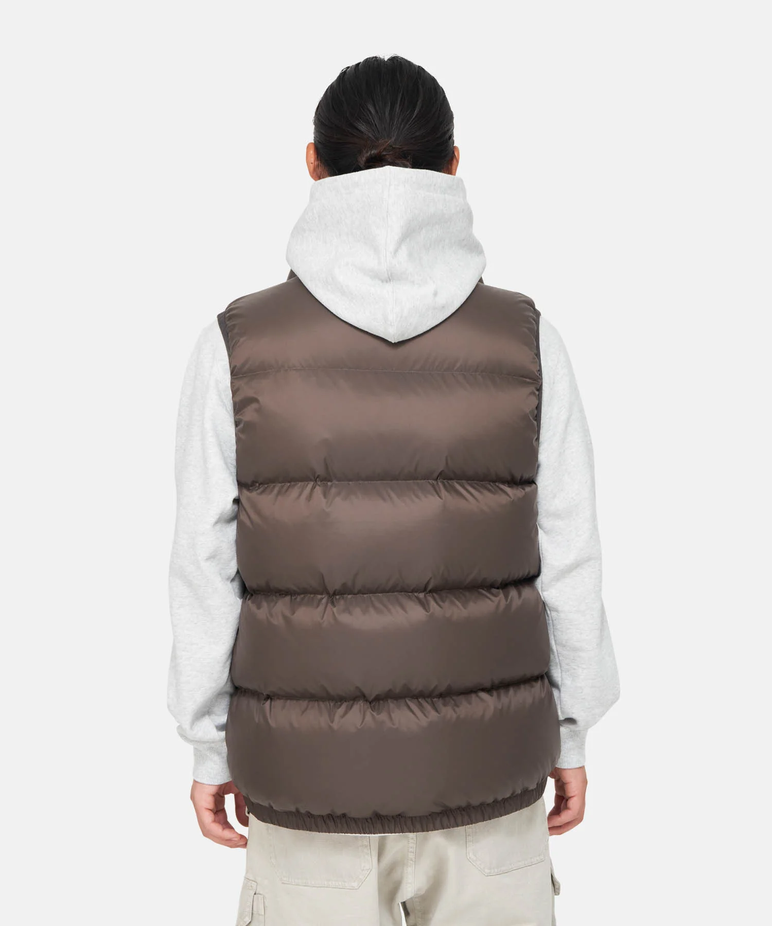 Gramicci Down Puffer Vest (Dark Brown) - Image 7