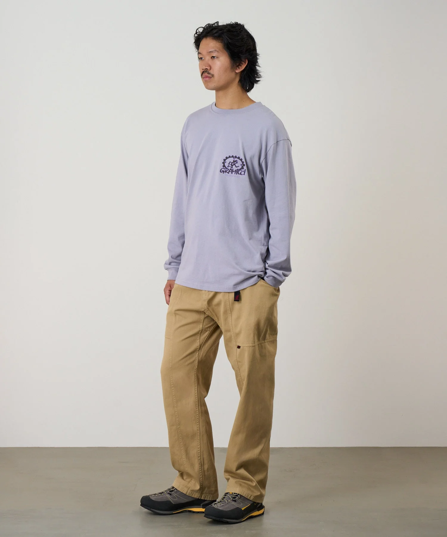 Gramicci Equipped For Dirt Long Sleeve Tee (Lavender) - Image 4