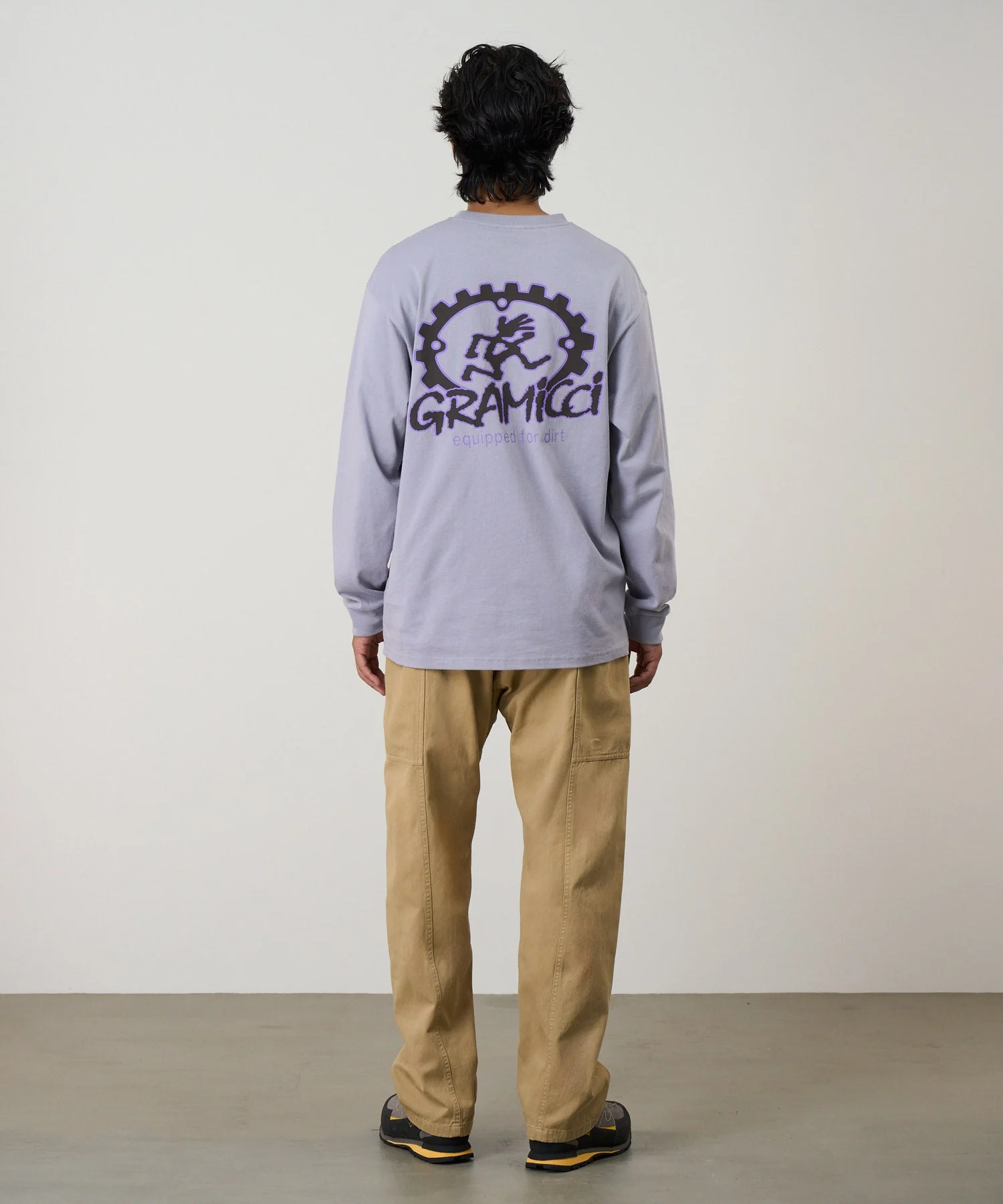 Gramicci Equipped For Dirt Long Sleeve Tee (Lavender) - Image 5