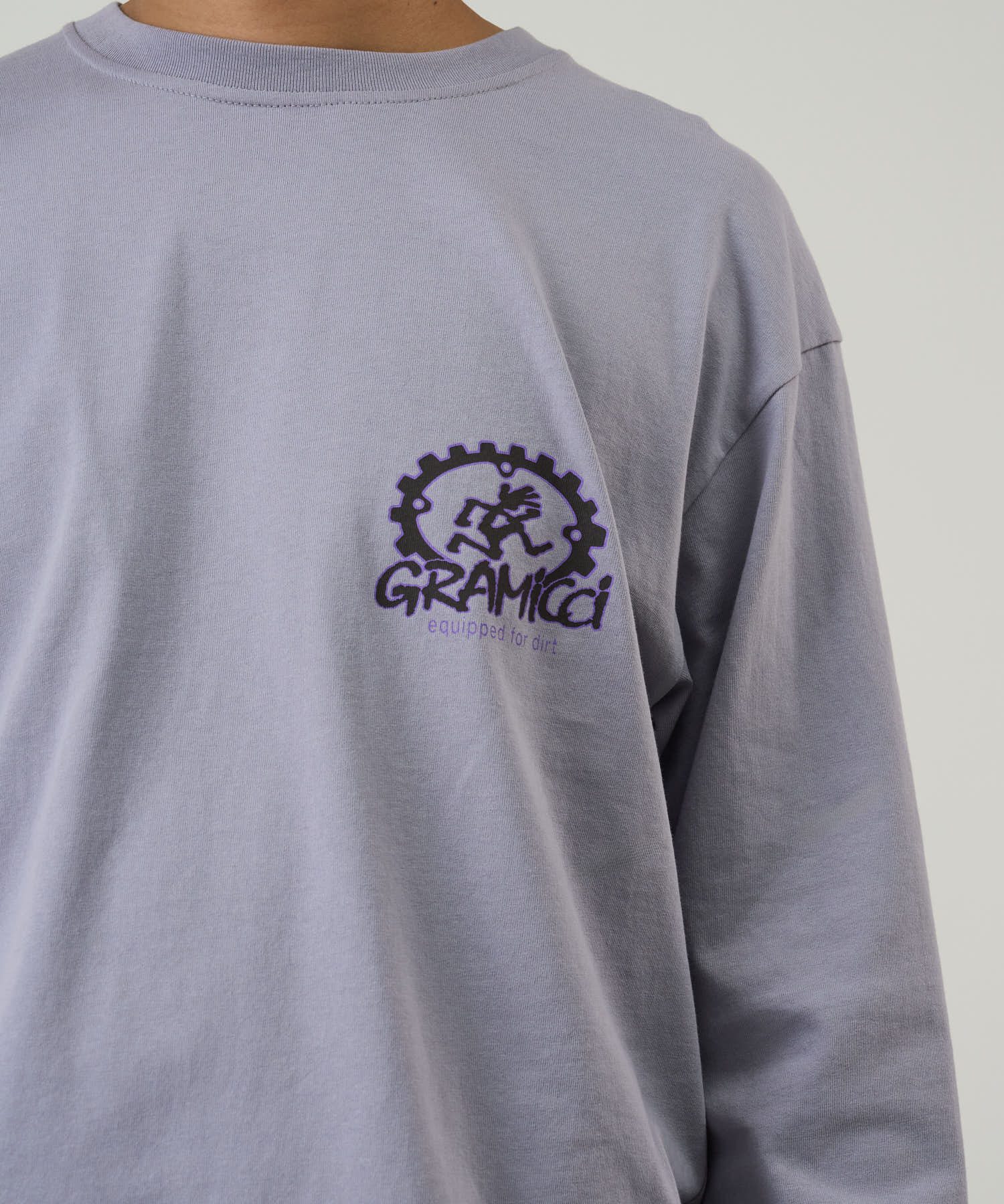 Gramicci Equipped For Dirt Long Sleeve Tee (Lavender) - Image 6