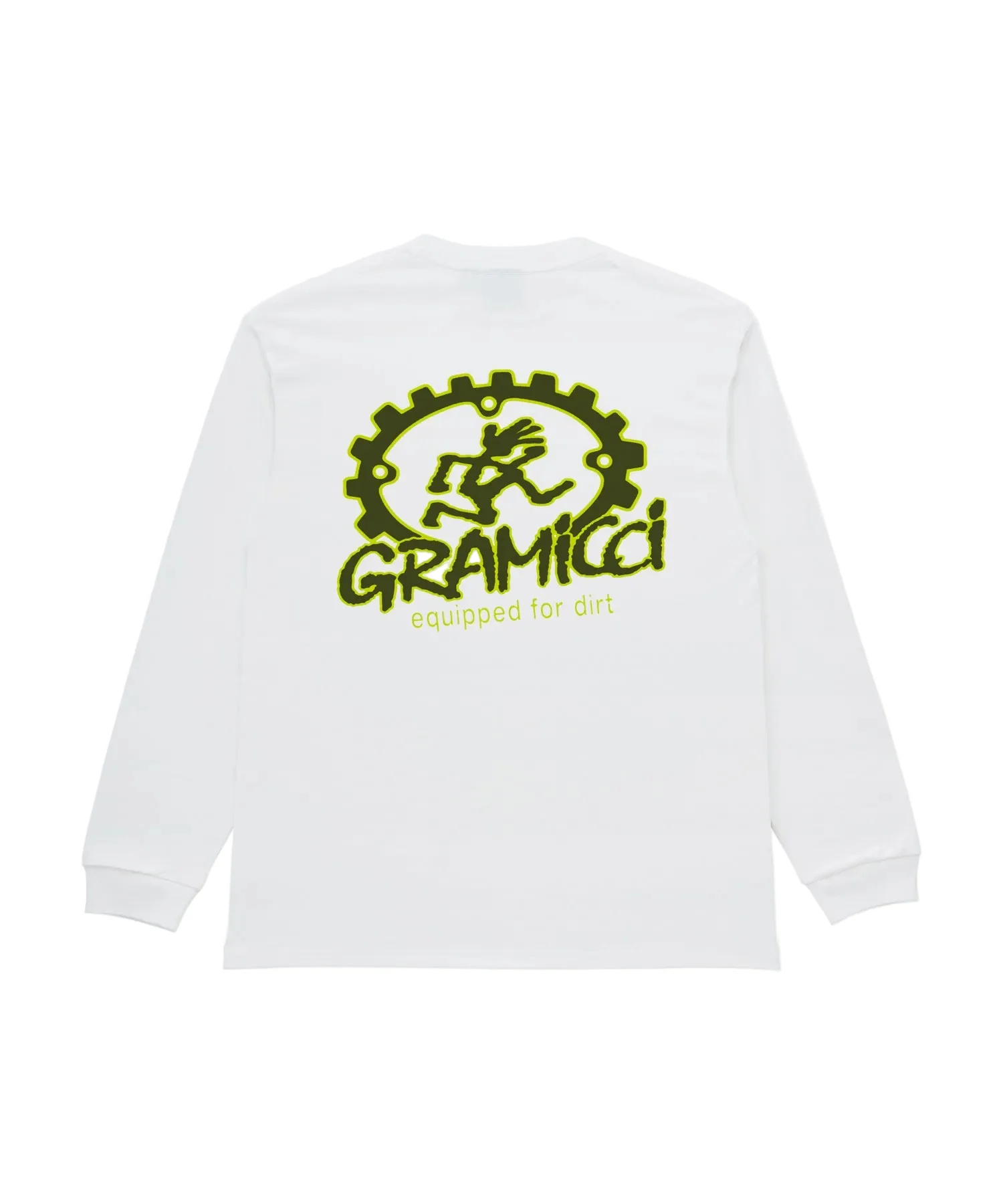 Gramicci Equipped For Dirt Long Sleeve Tee (White)