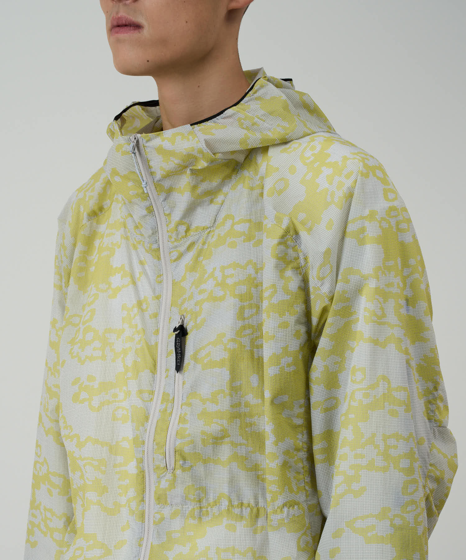 Gramicci Flyweight Hooded Jacket (Grid Camo) - Image 3