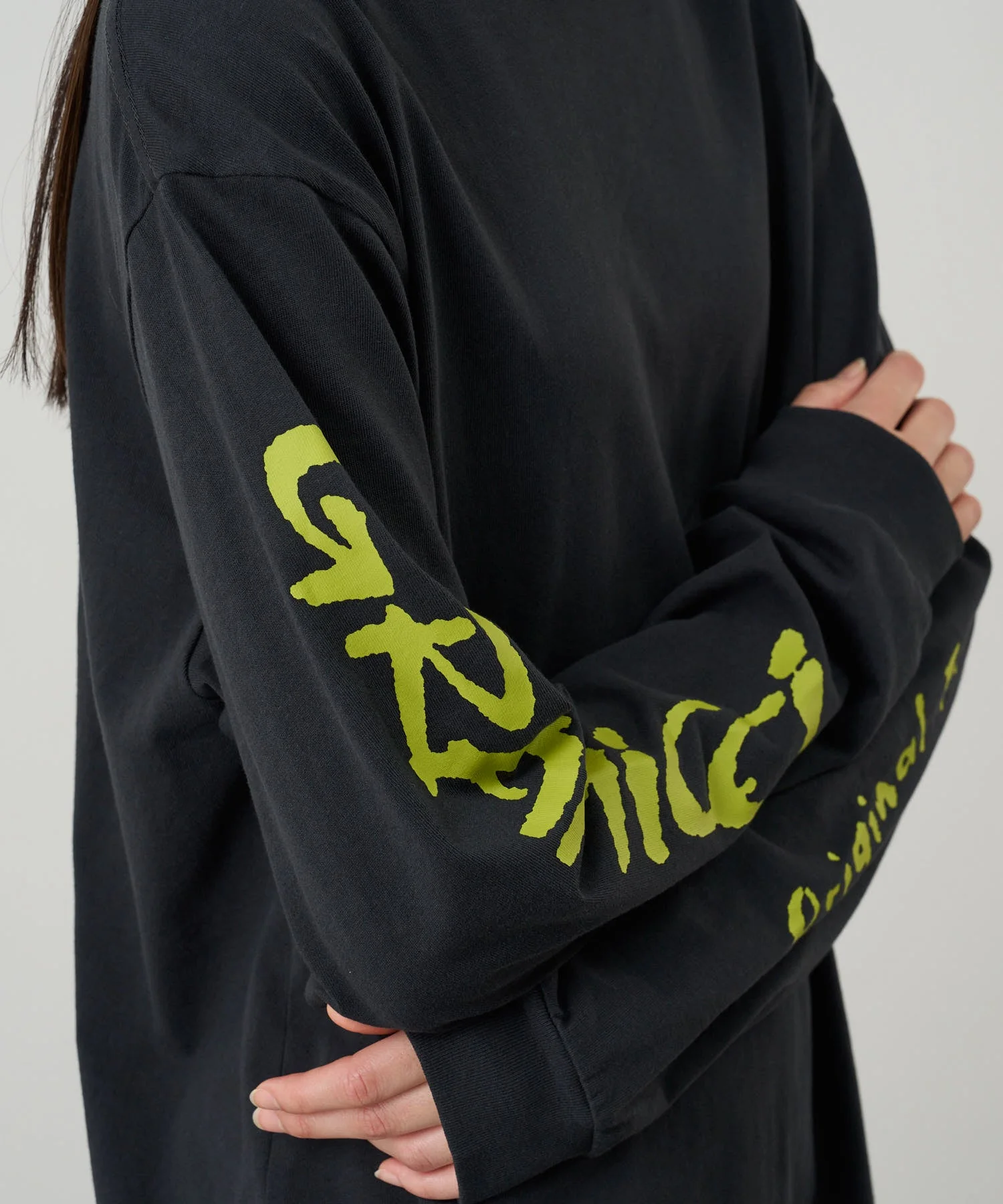 Gramicci Freedom Long Sleeve Tee (Vintage Black) - Image 4