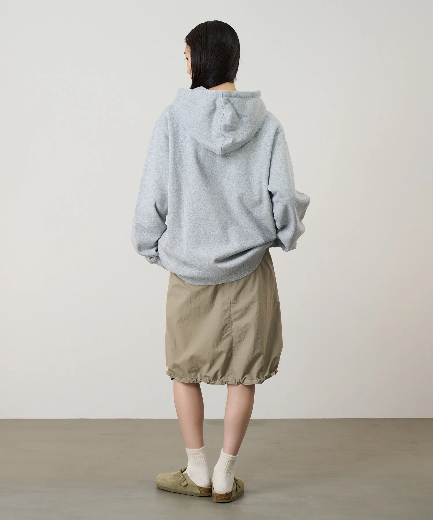 Gramicci G-Flower Hooded Sweatshirt (Heather Grey) - Image 5