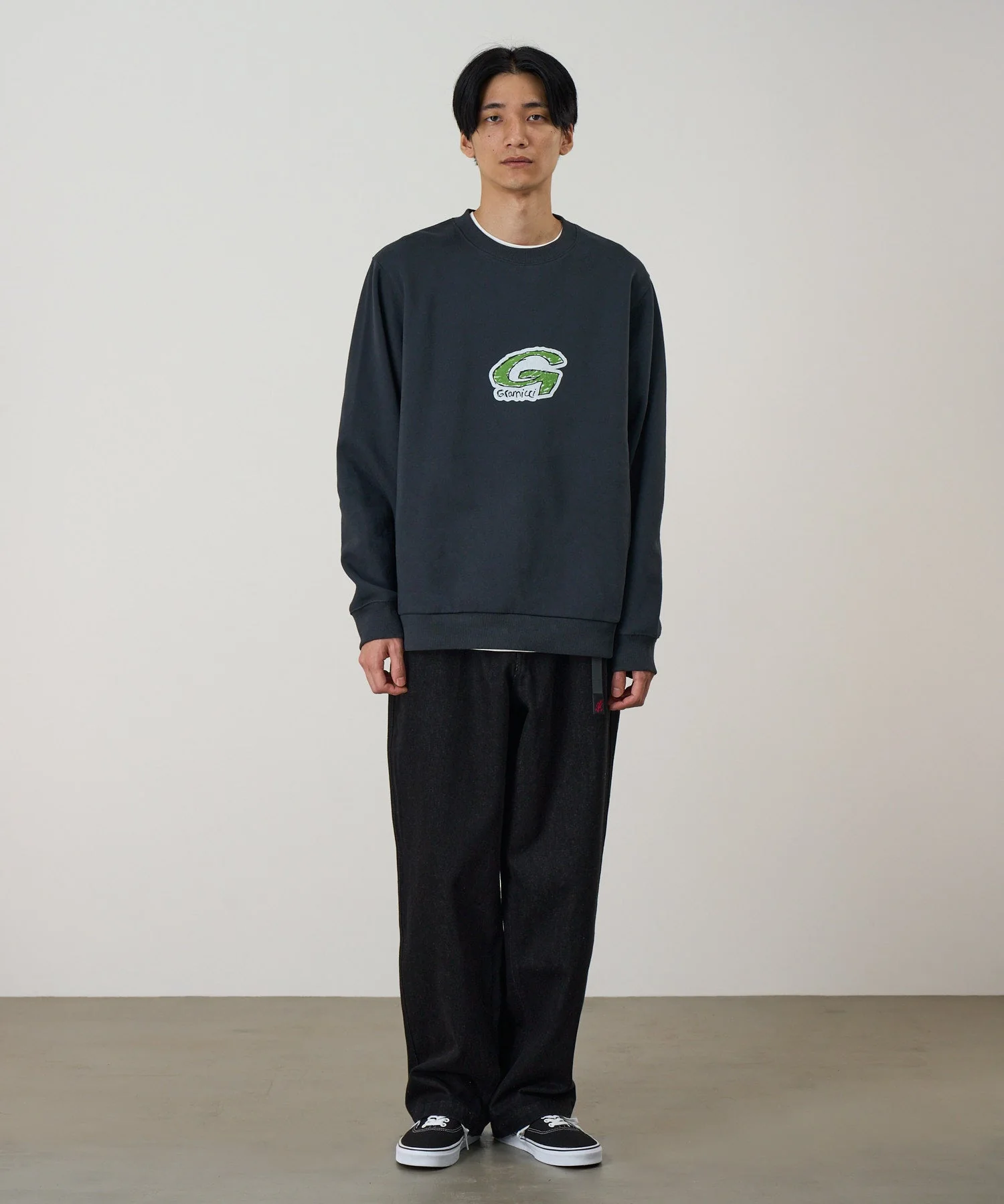 Gramicci G-Scribble Sweatshirt (Vintage Black) - Image 3