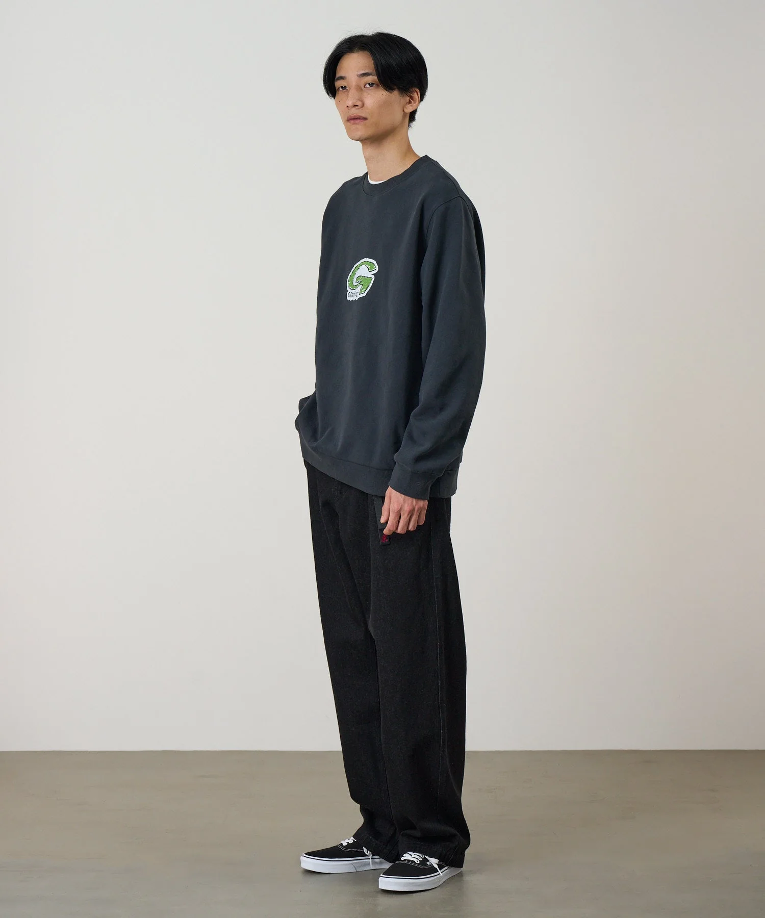 Gramicci G-Scribble Sweatshirt (Vintage Black) - Image 4