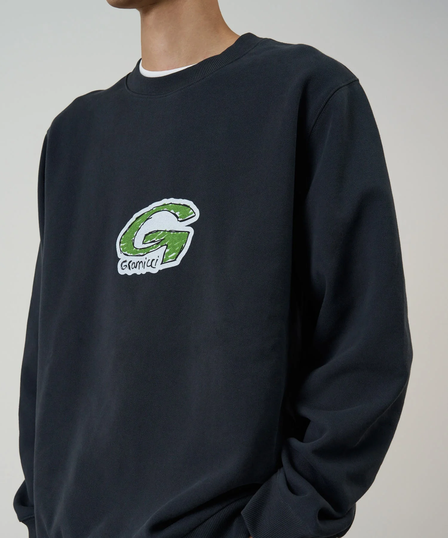 Gramicci G-Scribble Sweatshirt (Vintage Black) - Image 6