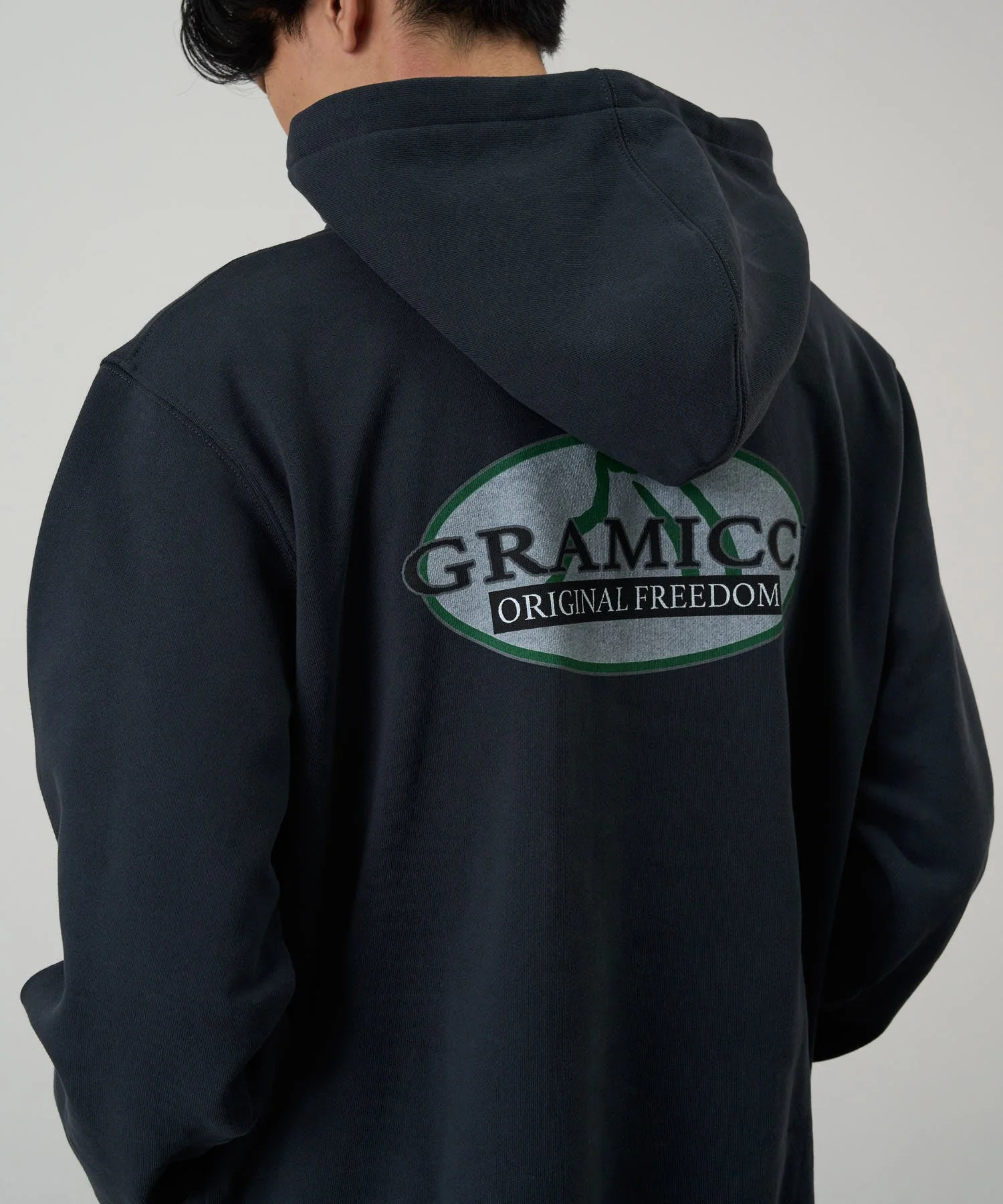 Gramicci Half Dome Hooded Sweatshirt (Vintage Black) - Image 3