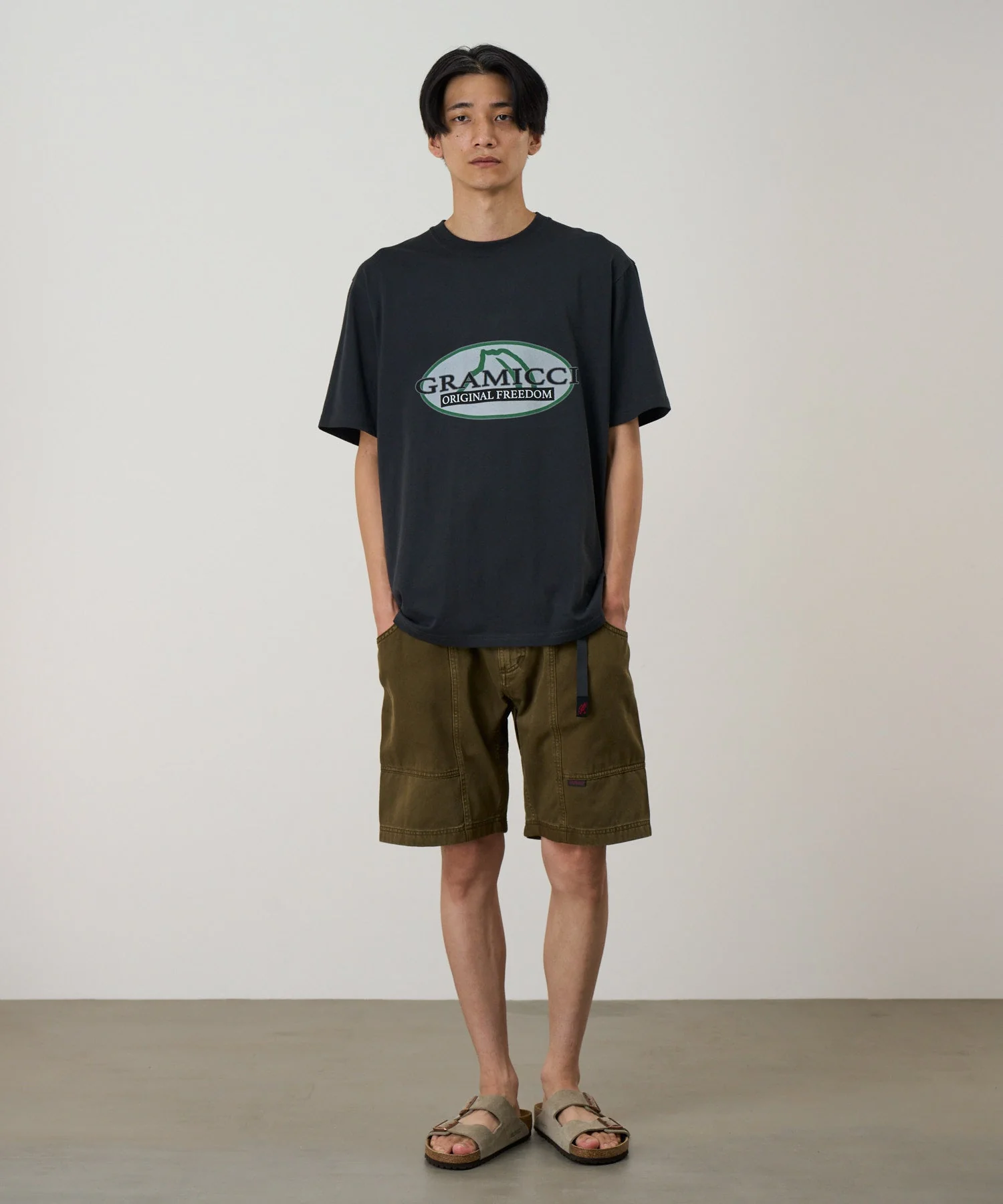 Gramicci Half Dome Tee (Vintage Black) - Image 2