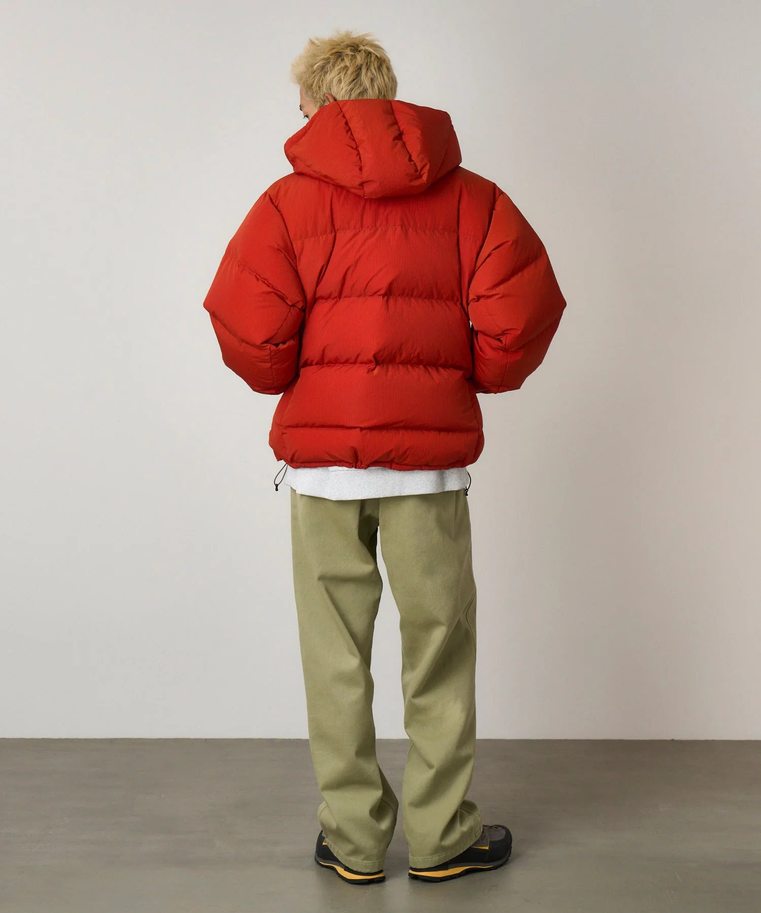 Gramicci Hooded Down Puffer Jacket (Burnt Red) - Image 5