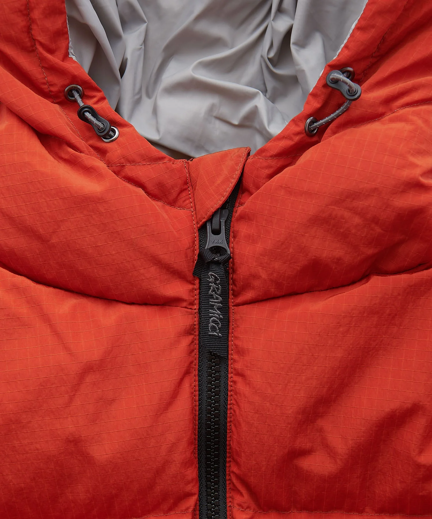 Gramicci Hooded Down Puffer Jacket (Burnt Red) - Image 8