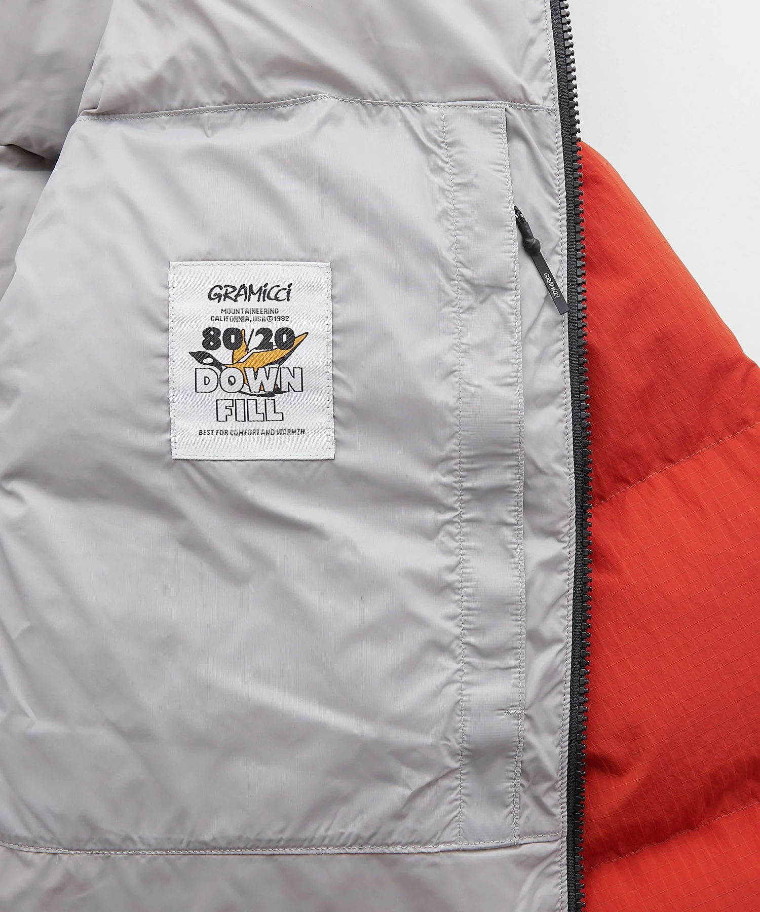 Gramicci Hooded Down Puffer Jacket (Burnt Red) - Image 9