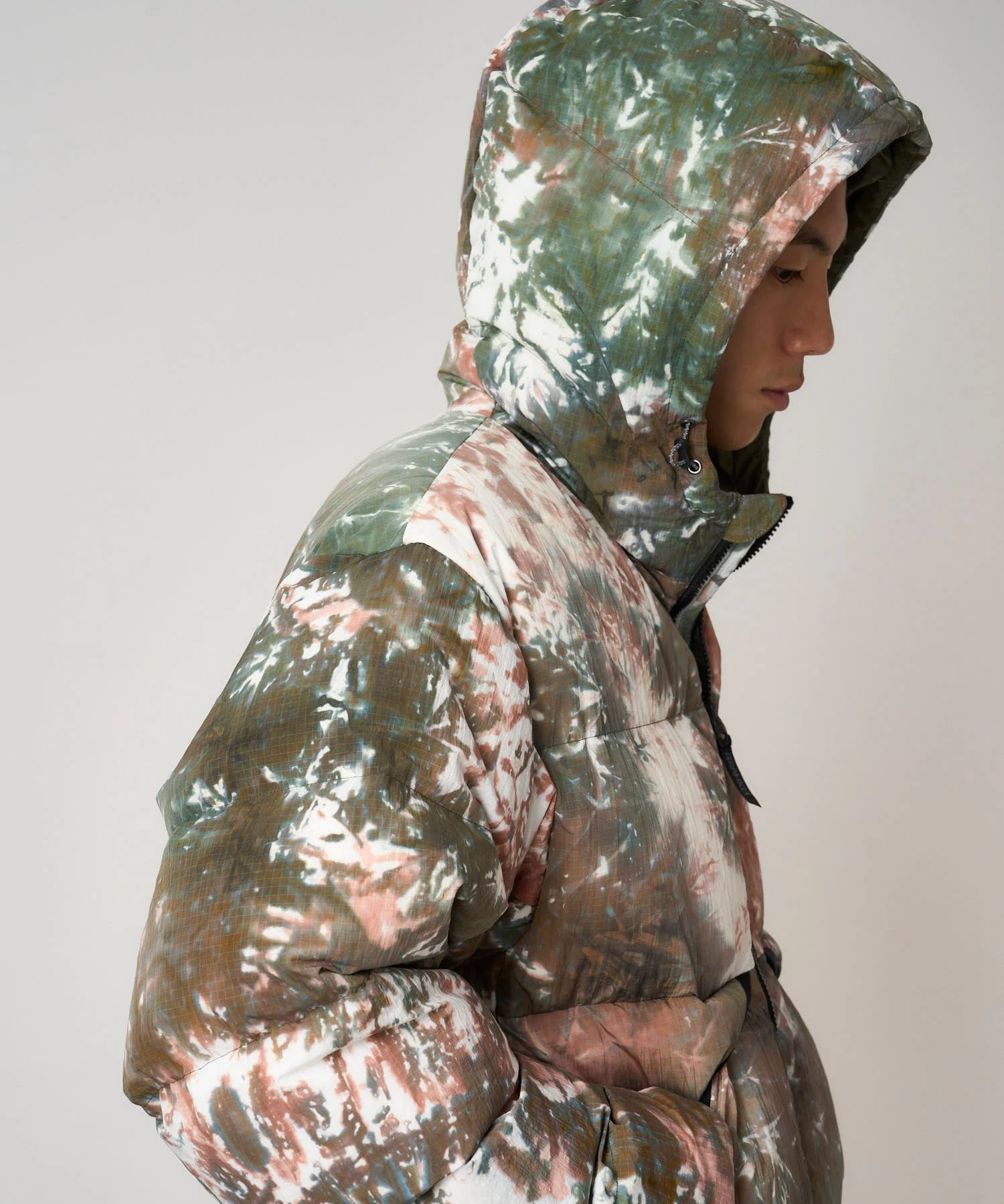 Gramicci Hooded Down Puffer Jacket (Tie-Dye) - Image 5