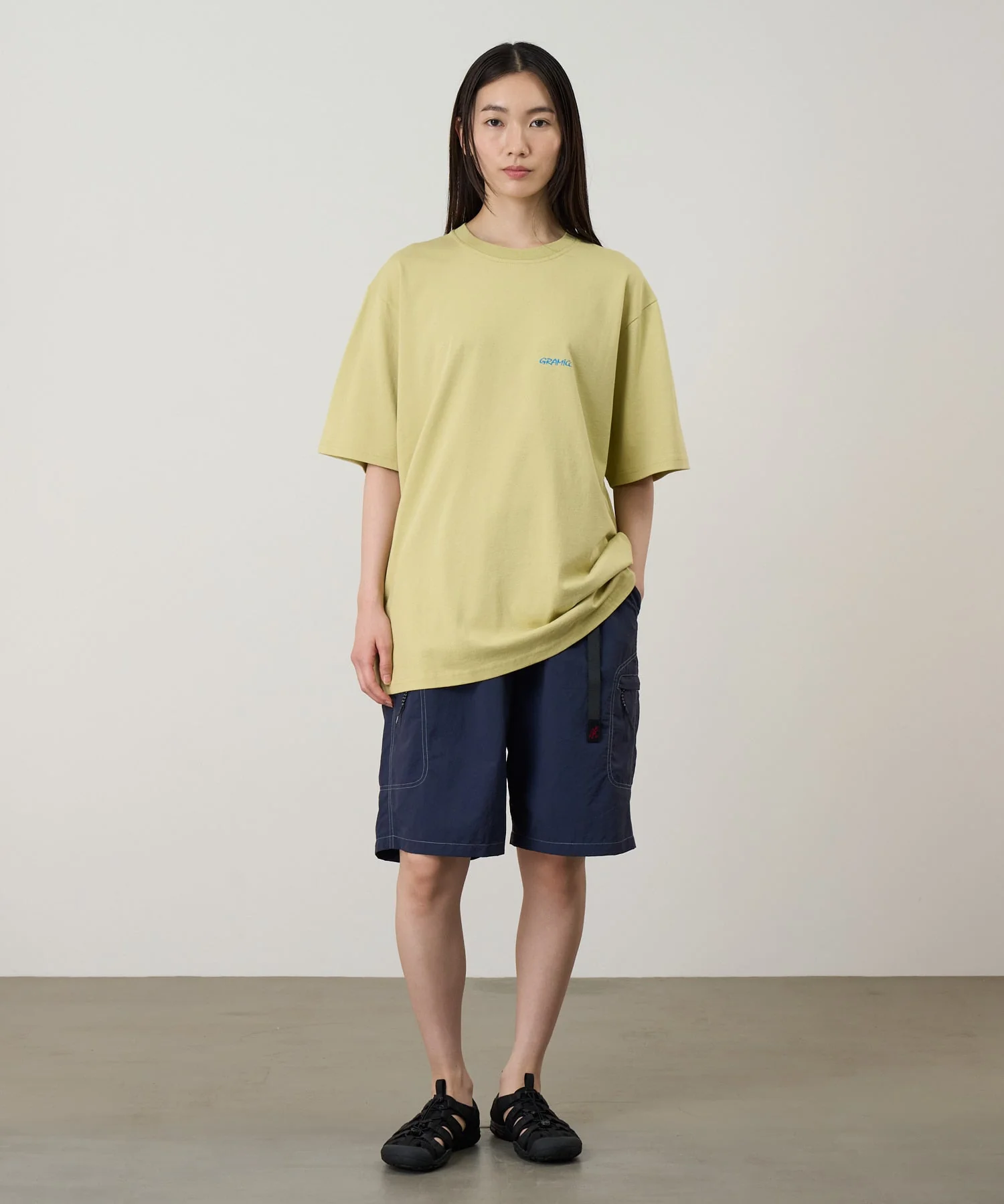 Gramicci Ice Sculpture Tee (Lime) - Image 3