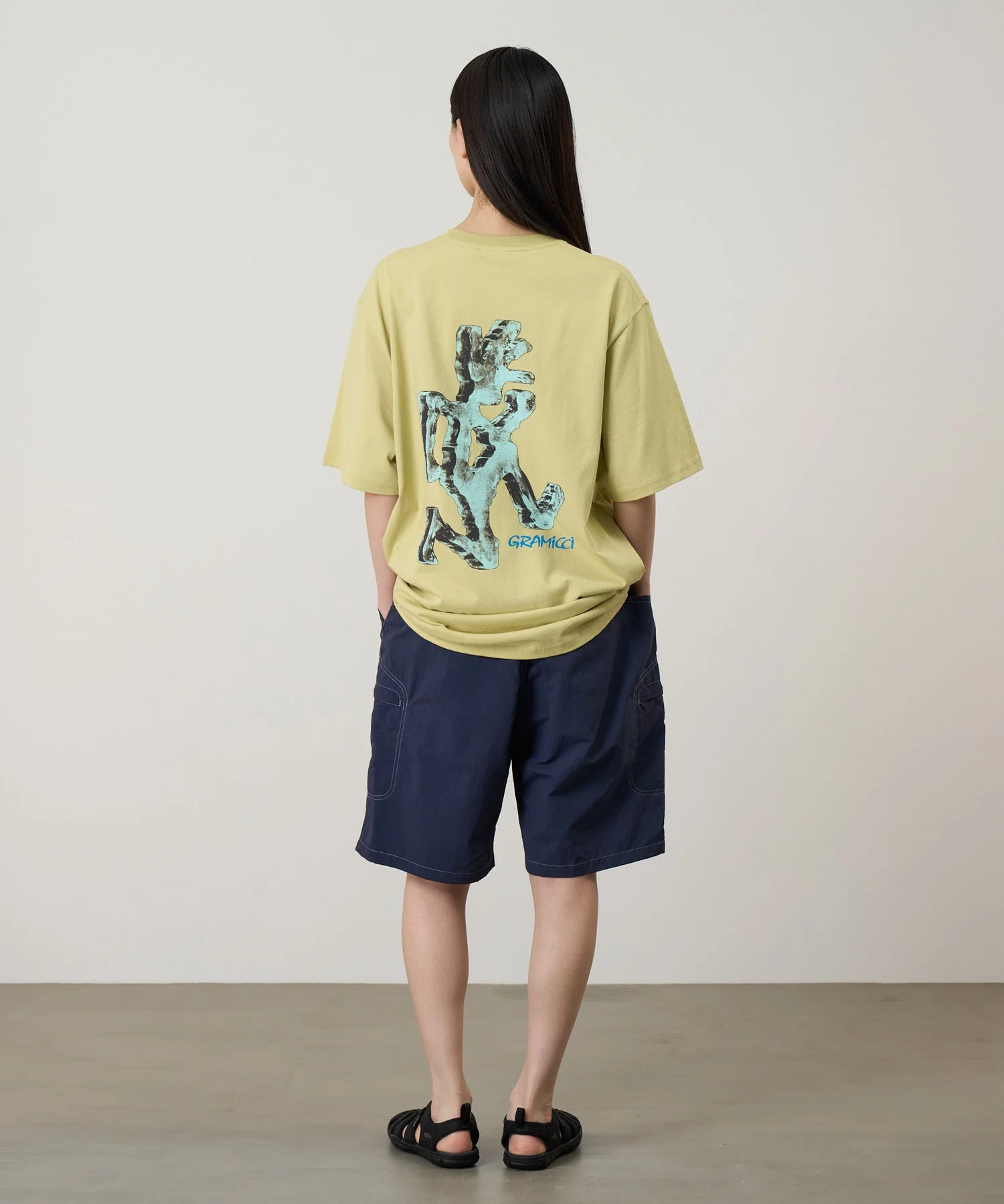 Gramicci Ice Sculpture Tee (Lime) - Image 5