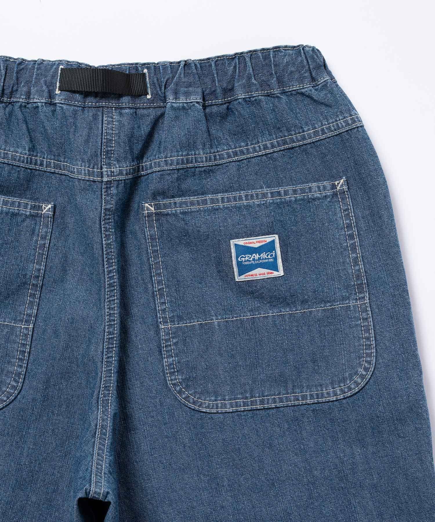 Gramicci Japanese Chambray Double Knee Pants (Blue) - Image 11
