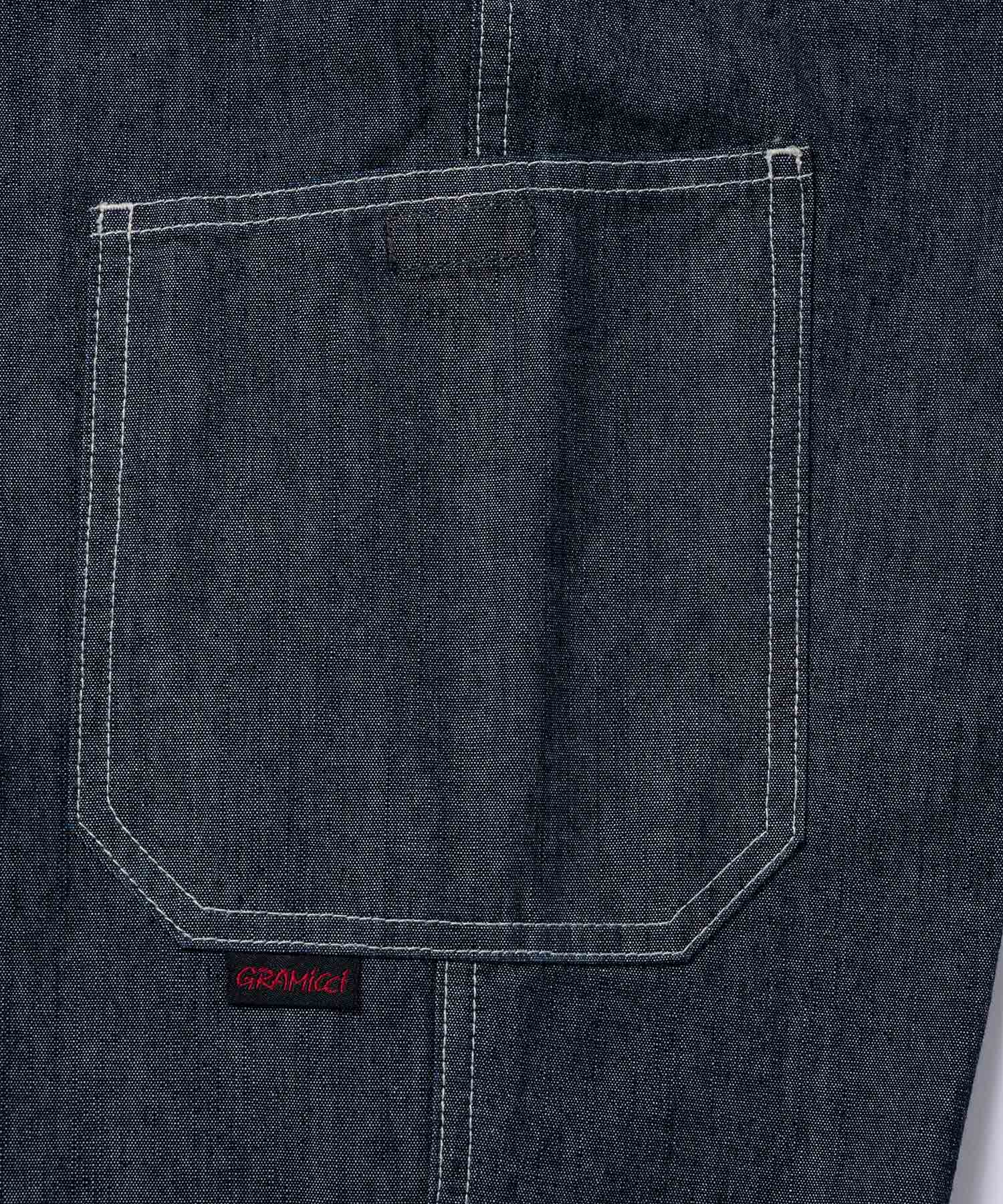 Gramicci Japanese Chambray Rock Slide Pants (Navy) - Image 11