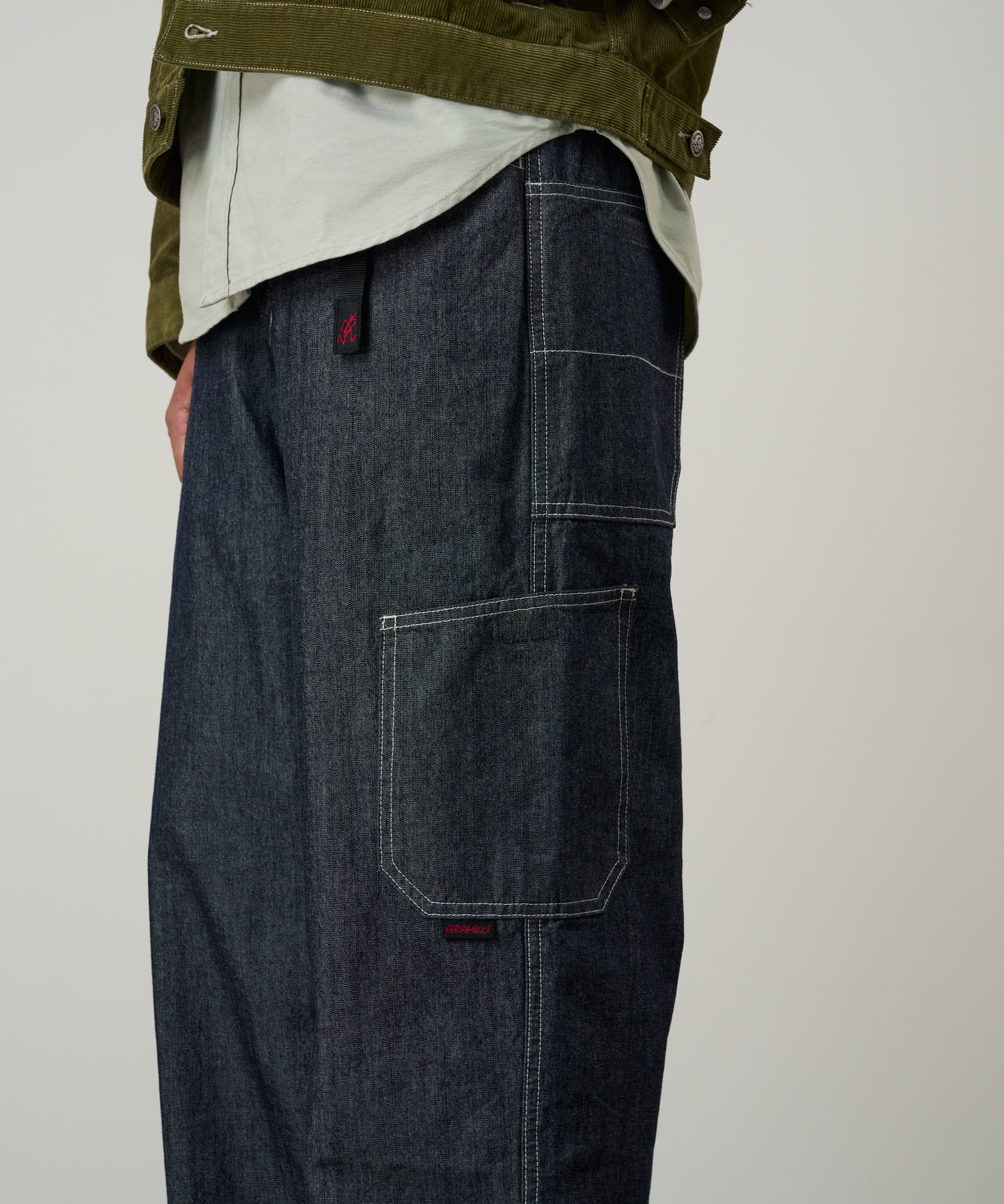 Gramicci Japanese Chambray Rock Slide Pants (Navy) - Image 8