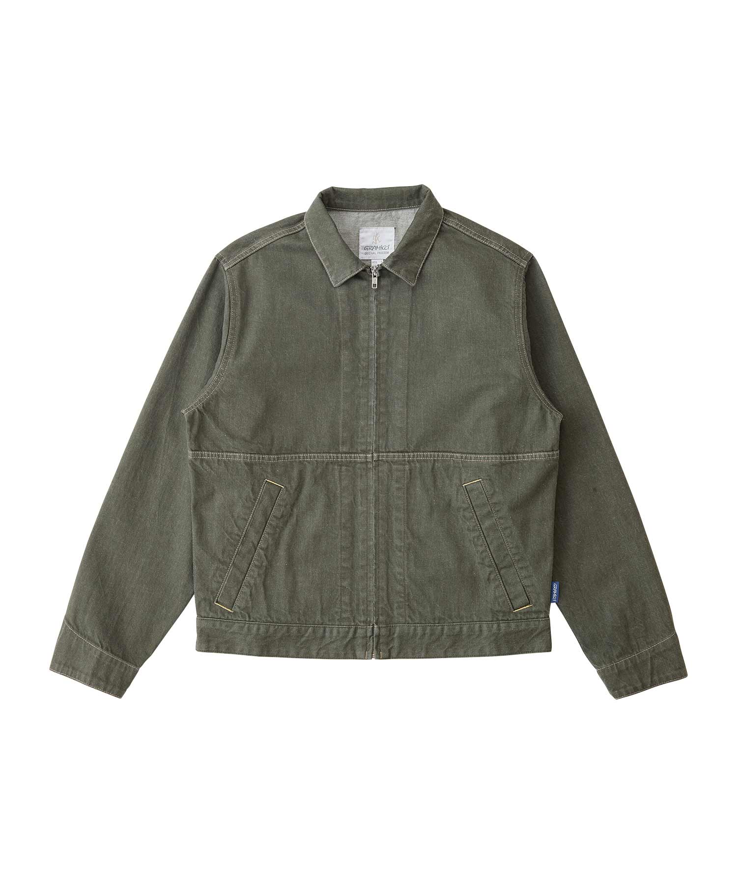 Gramicci Japanese Slub Denim Jacket (Dark Sage)