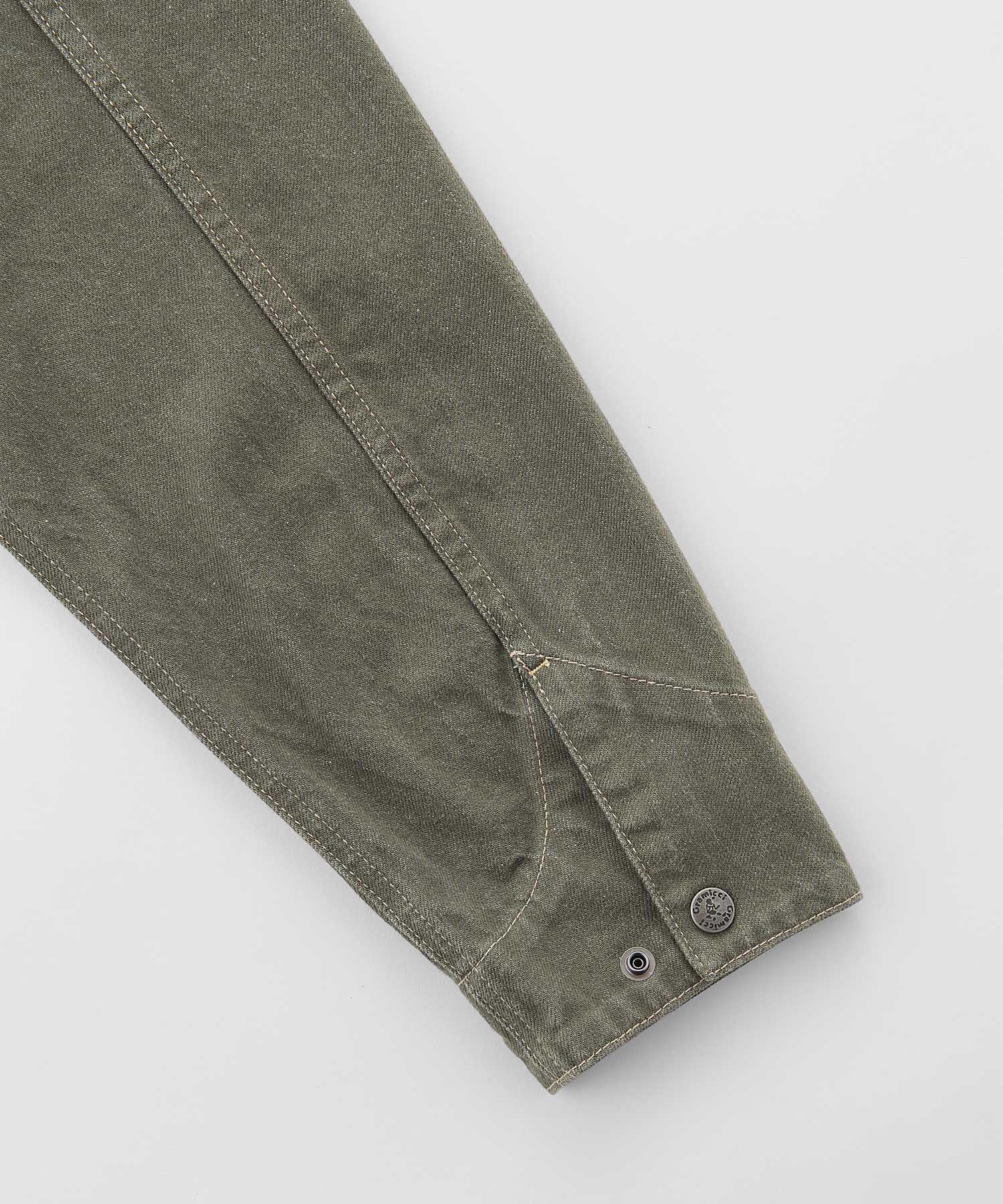 Gramicci Japanese Slub Denim Jacket (Dark Sage) - Image 10