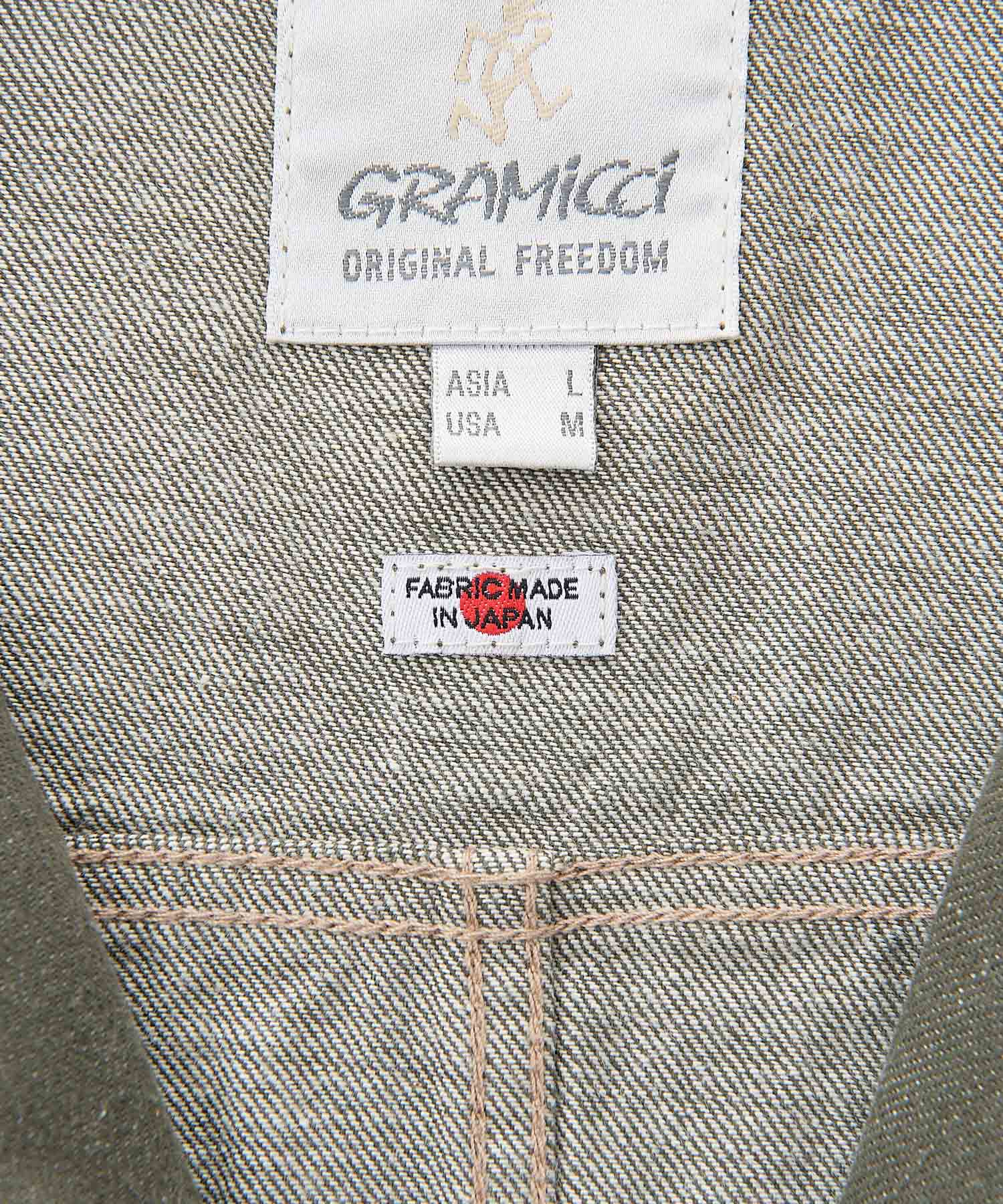 Gramicci Japanese Slub Denim Jacket (Dark Sage) - Image 8