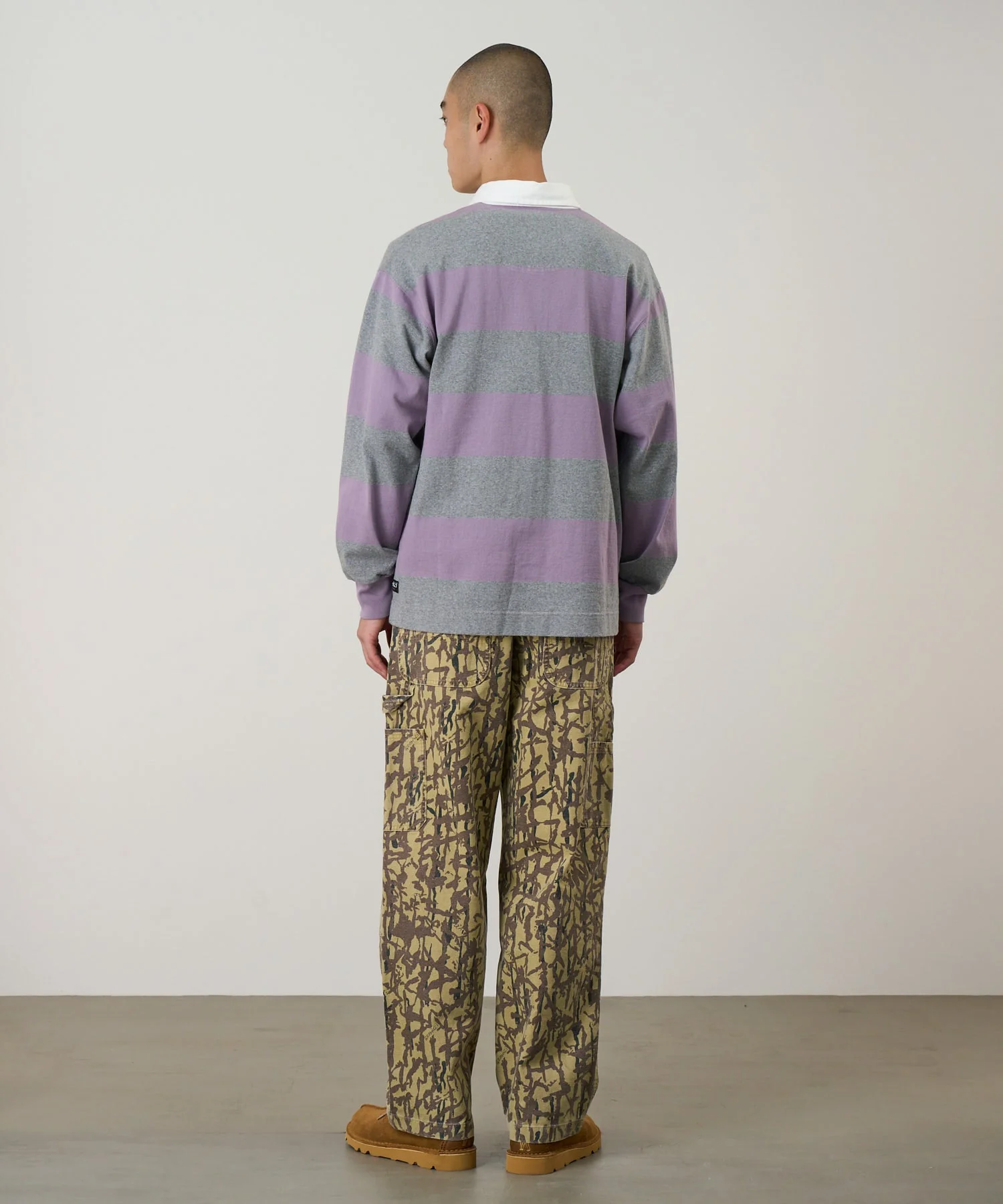 Gramicci Langdon Rugby Shirt (Heather / Purple) - Image 5