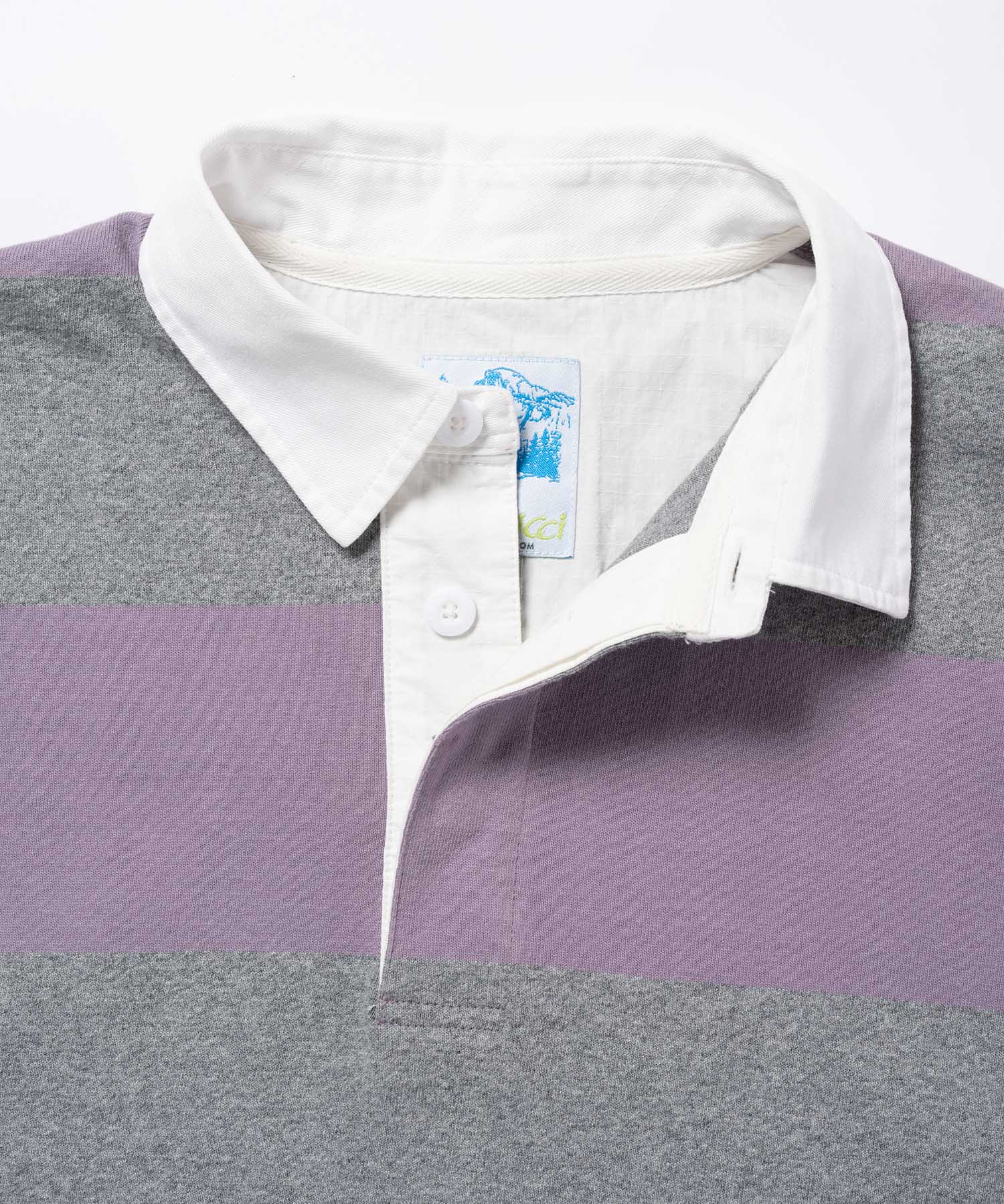 Gramicci Langdon Rugby Shirt (Heather / Purple) - Image 7