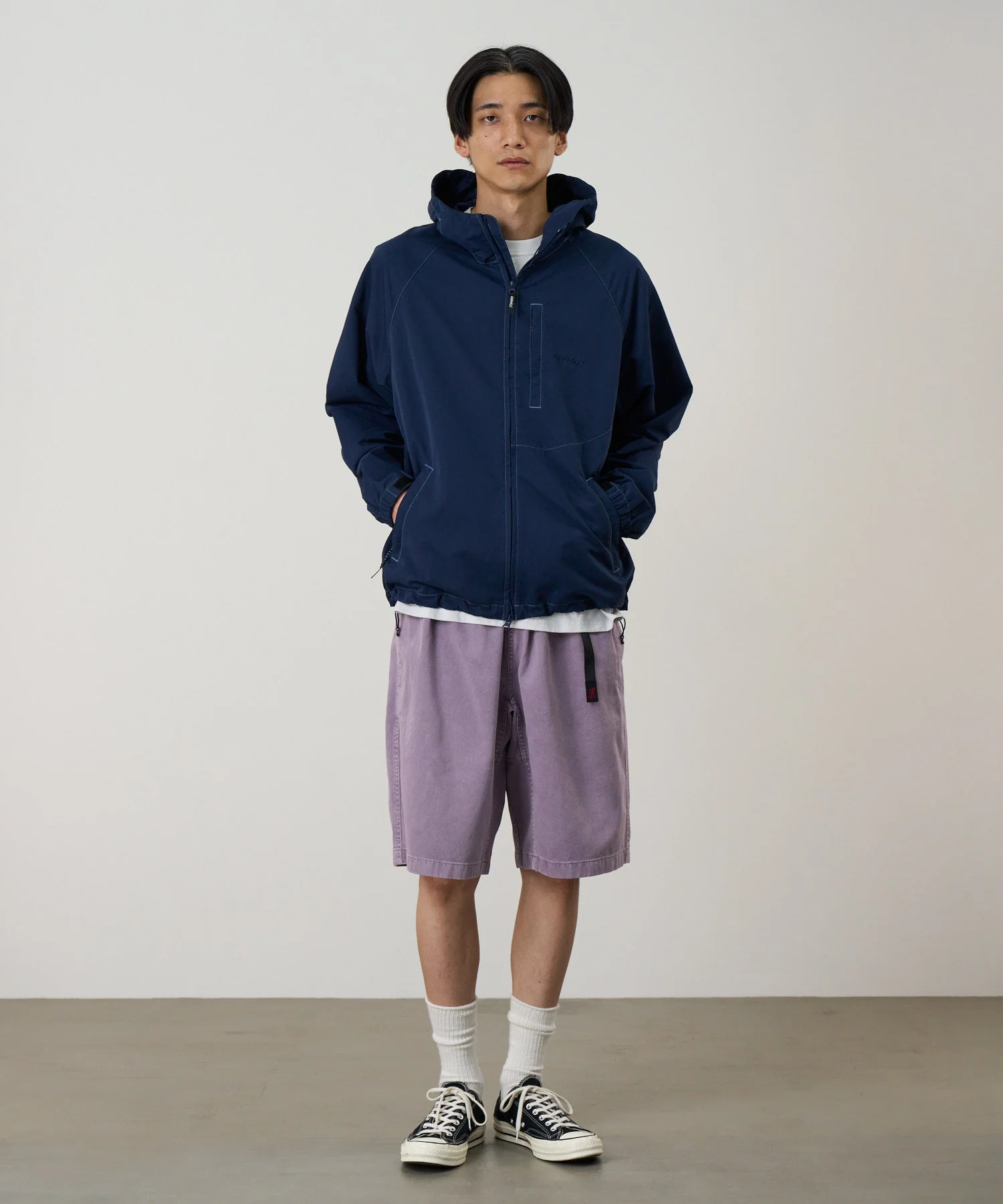 Gramicci Milton Hooded Jacket (Dark Navy) - Image 3