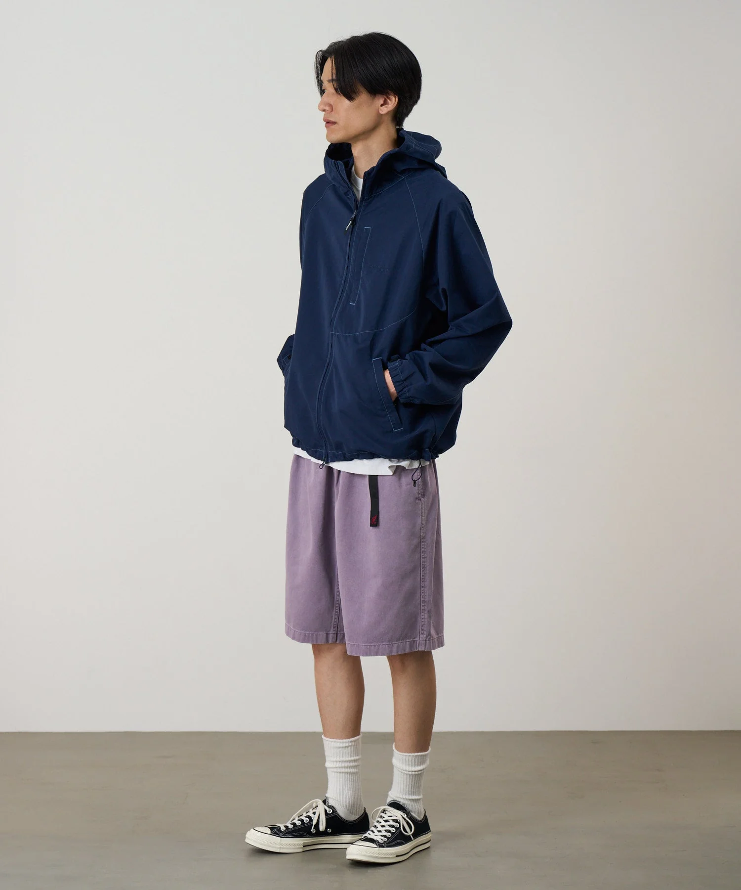 Gramicci Milton Hooded Jacket (Dark Navy) - Image 4