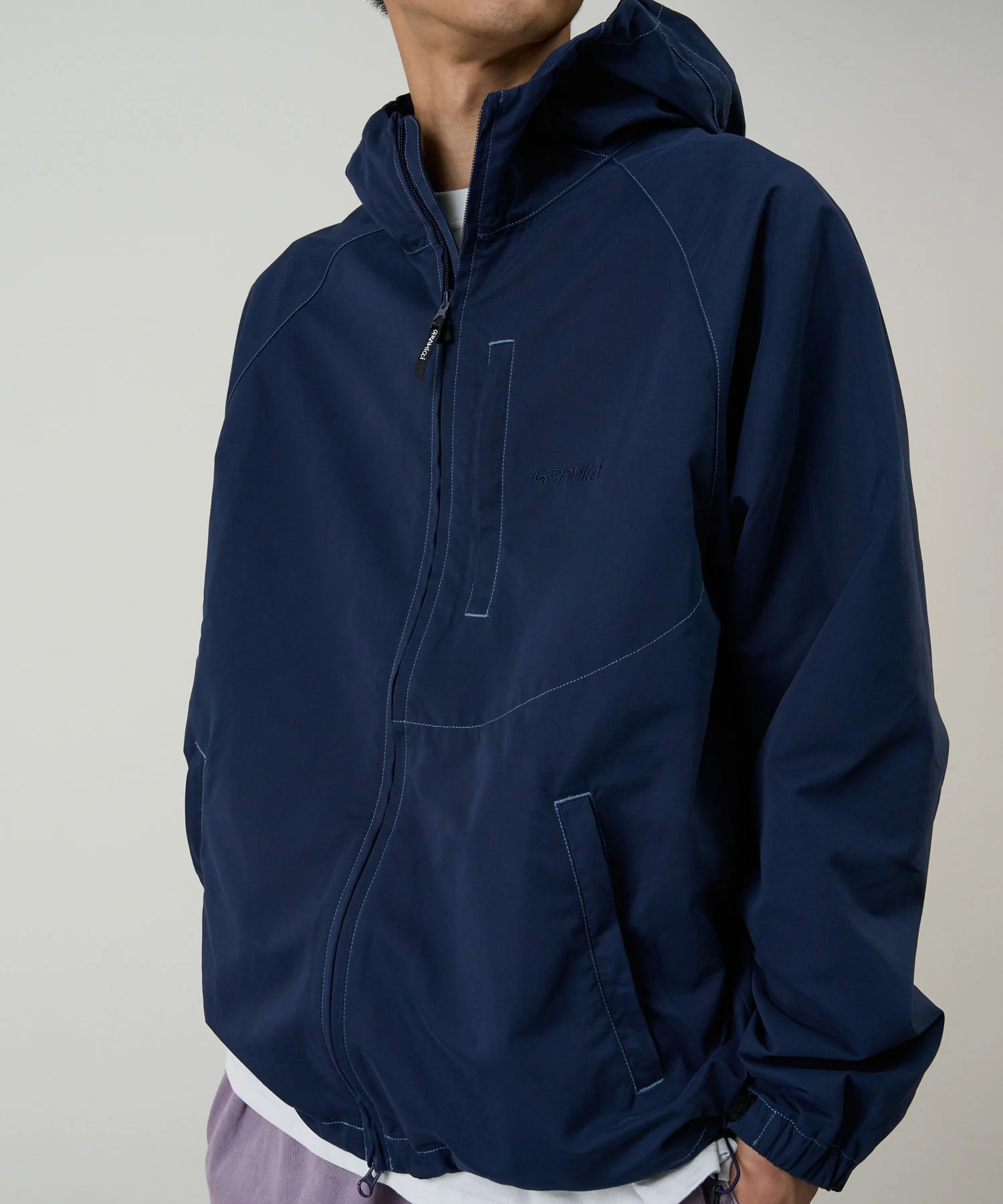 Gramicci Milton Hooded Jacket (Dark Navy) - Image 7