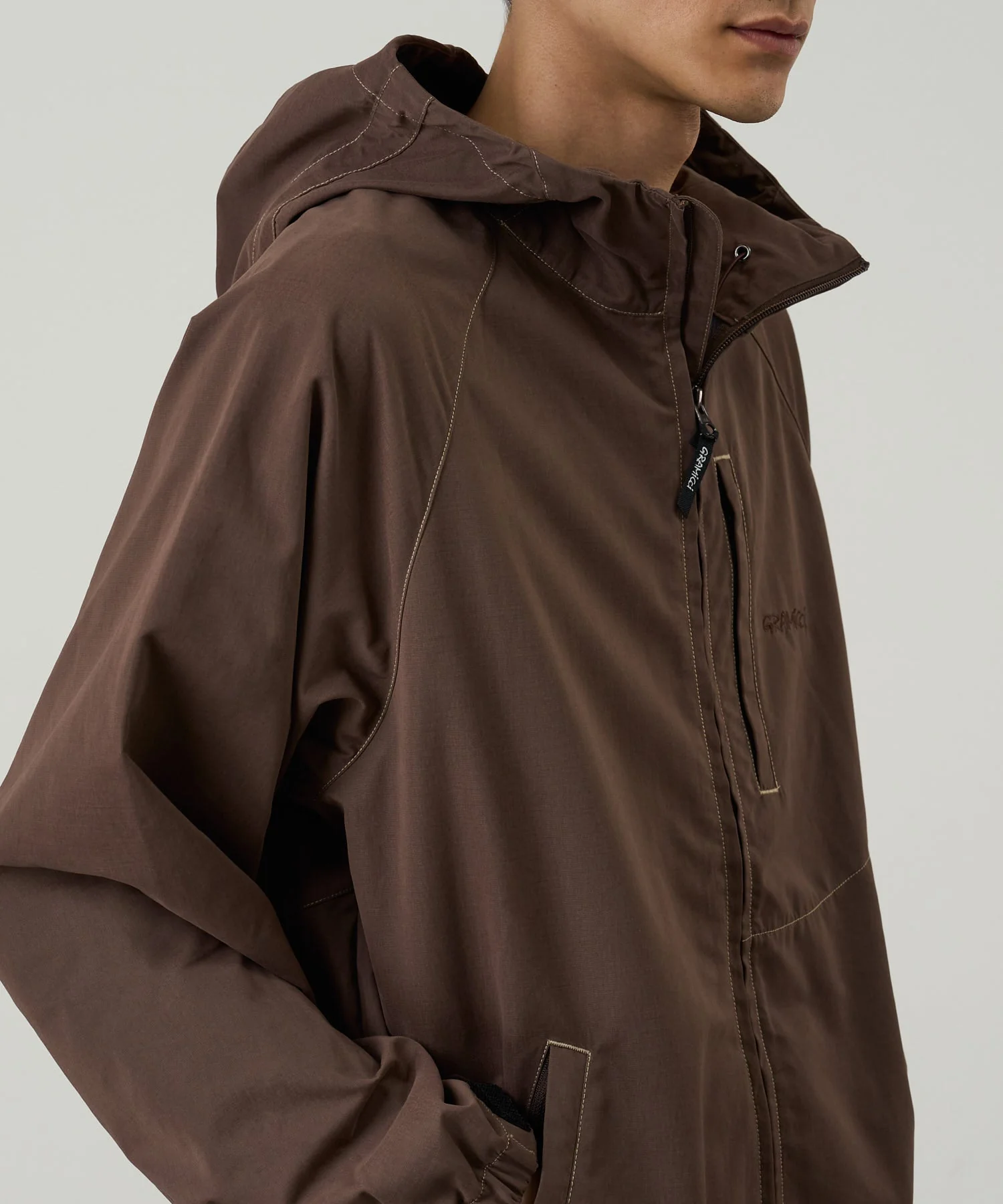 Gramicci Milton Hooded Jacket (Walnut) - Image 3