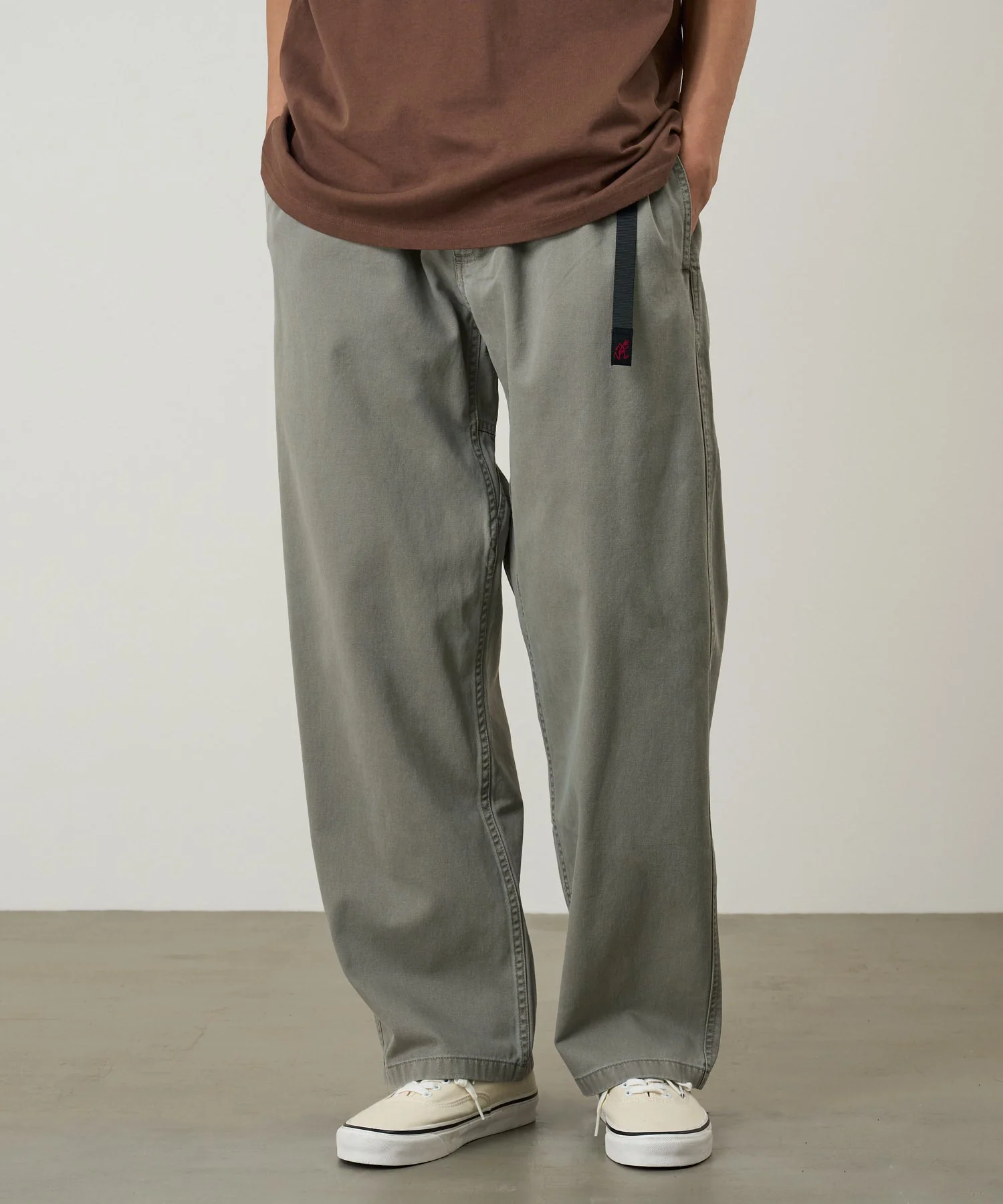 Gramicci Natural Dyed G-Pant Straight Fit Pants (Olive) - Image 3