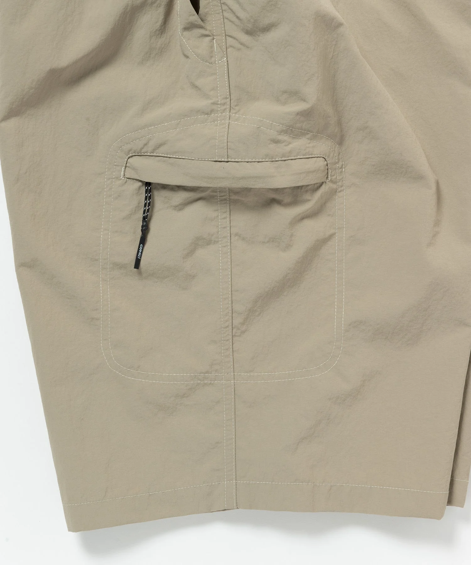 Gramicci Nylon Cliff Shorts (Milk Tea) - Image 11