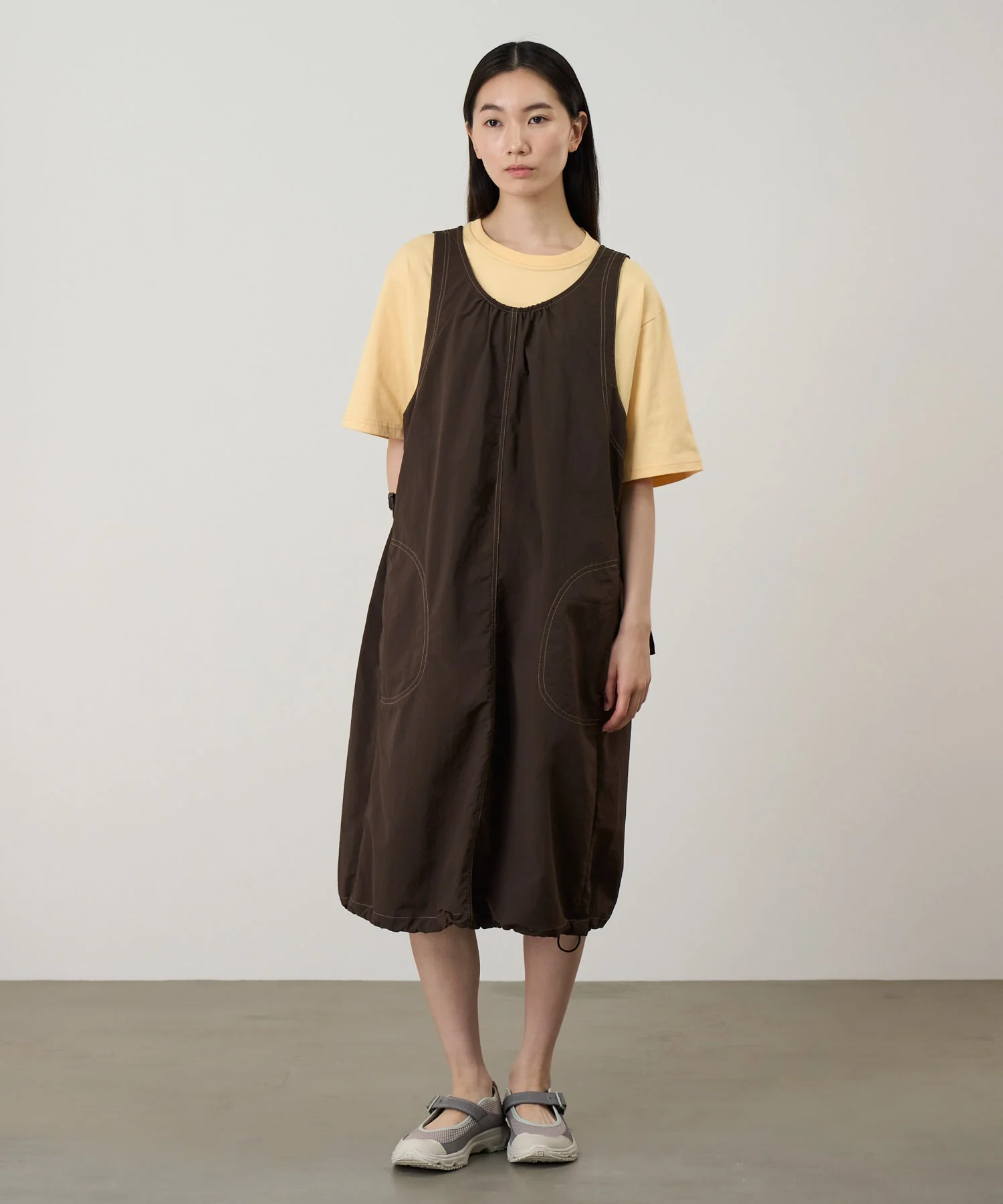 Gramicci Nylon Dress (Chocolate) - Image 3
